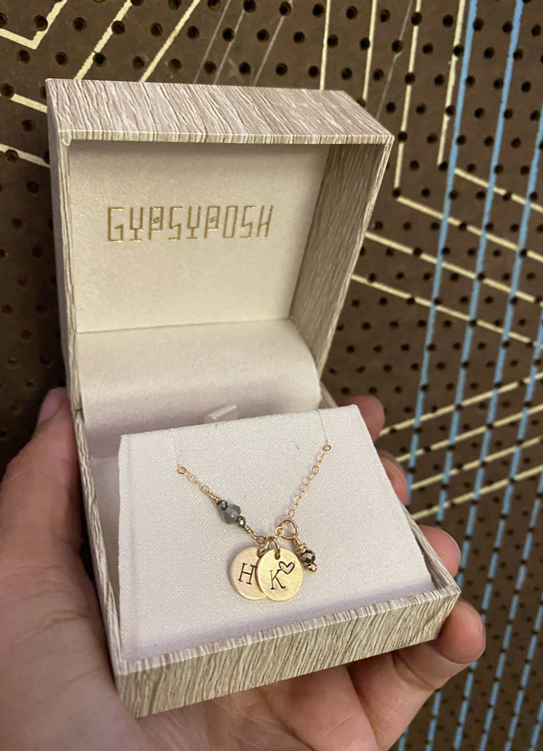 Delicate Disc Charmed Necklace (Customized)