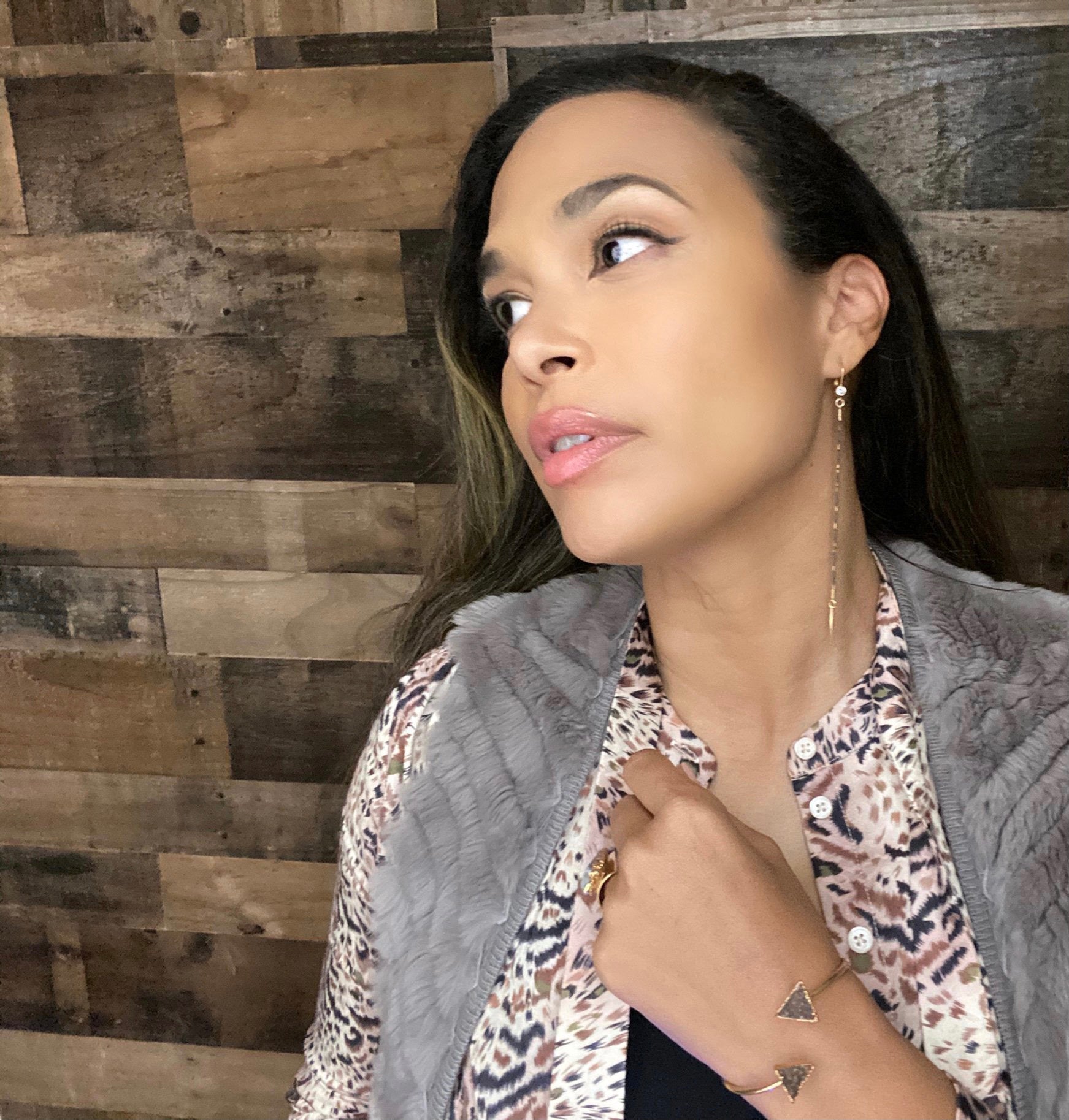 Sweet Steel n’ Spike Drop Earrings