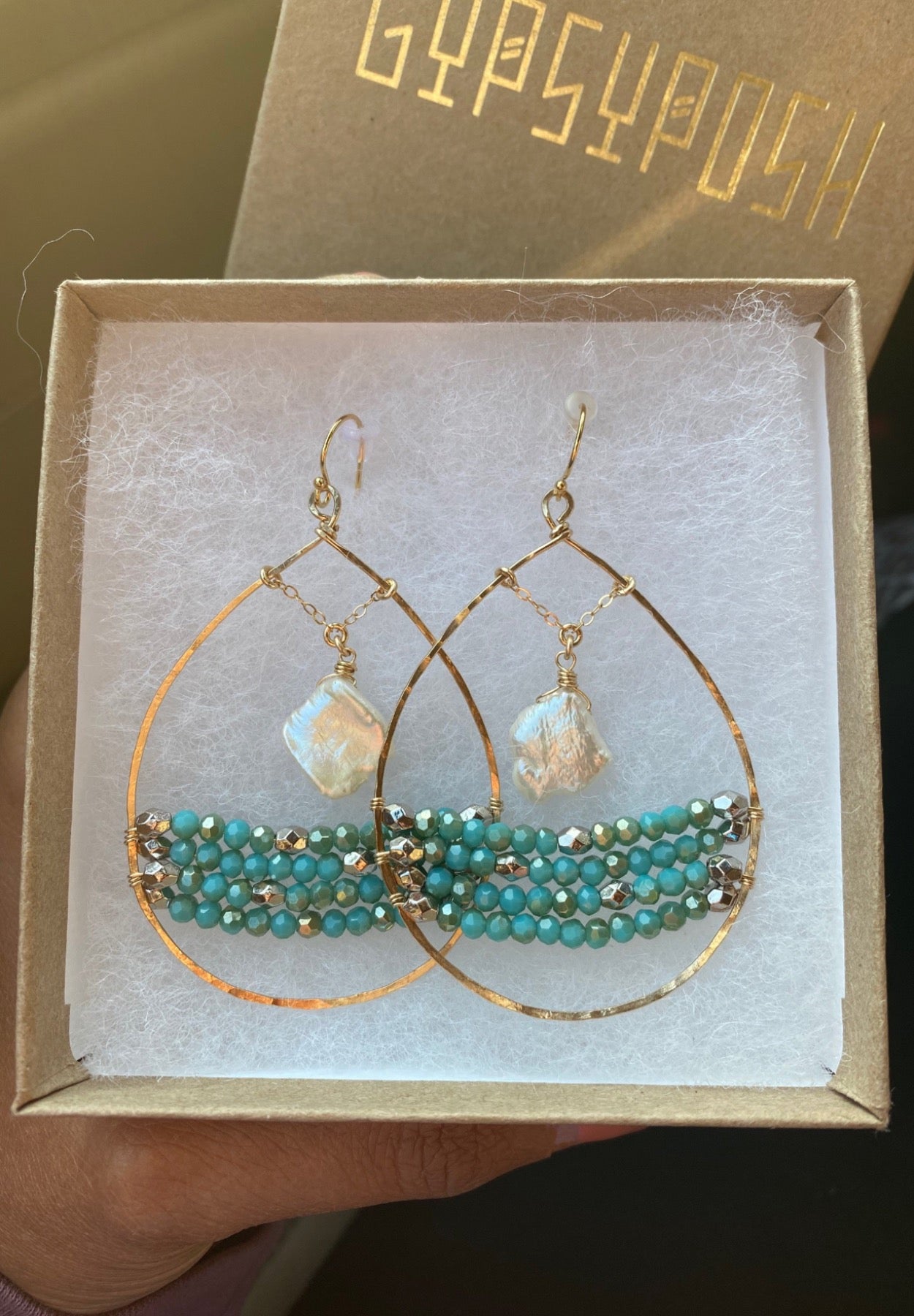 Moons Over My Ocean Hoops