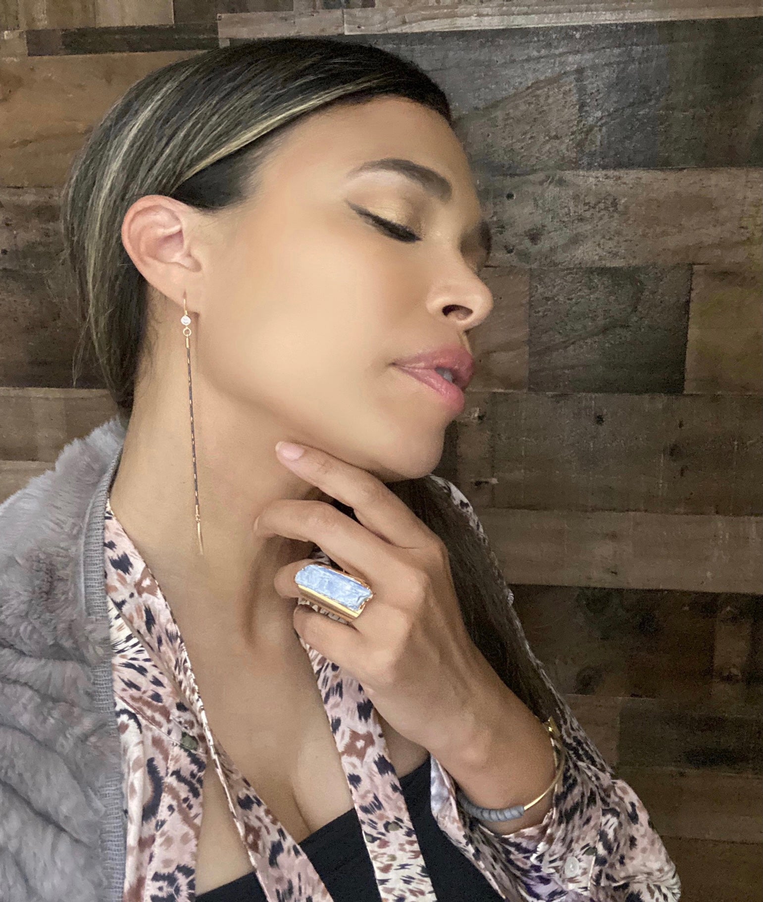 Sweet Steel n’ Spike Drop Earrings