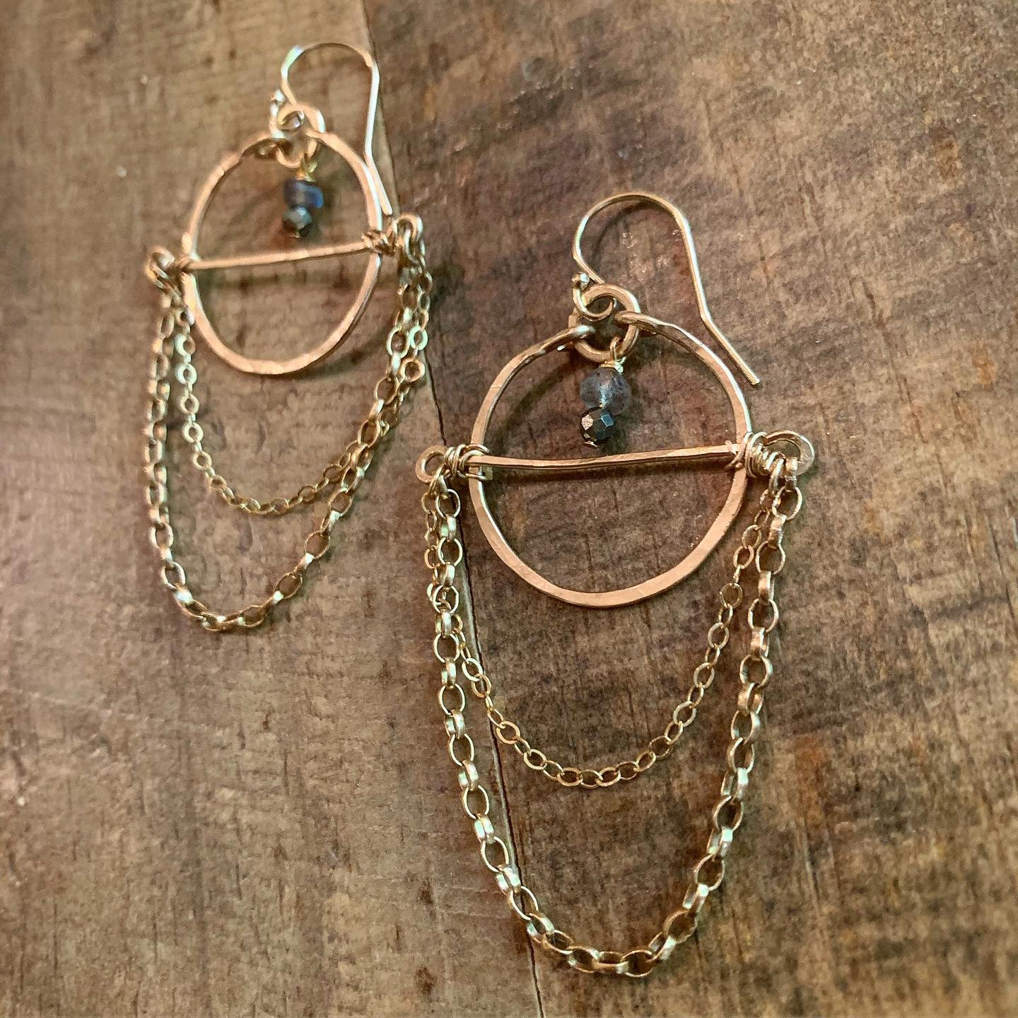 Compass Trellis Pendulum Hoops