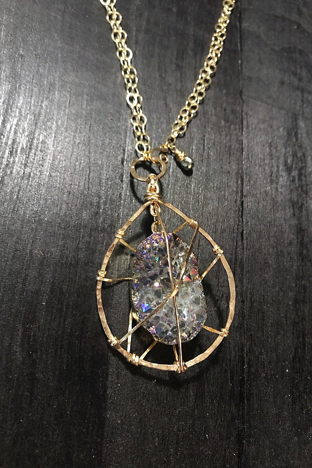 The Original 'Caged Druzy' Necklace