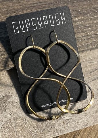 Violet Moon Pendulum Hoops