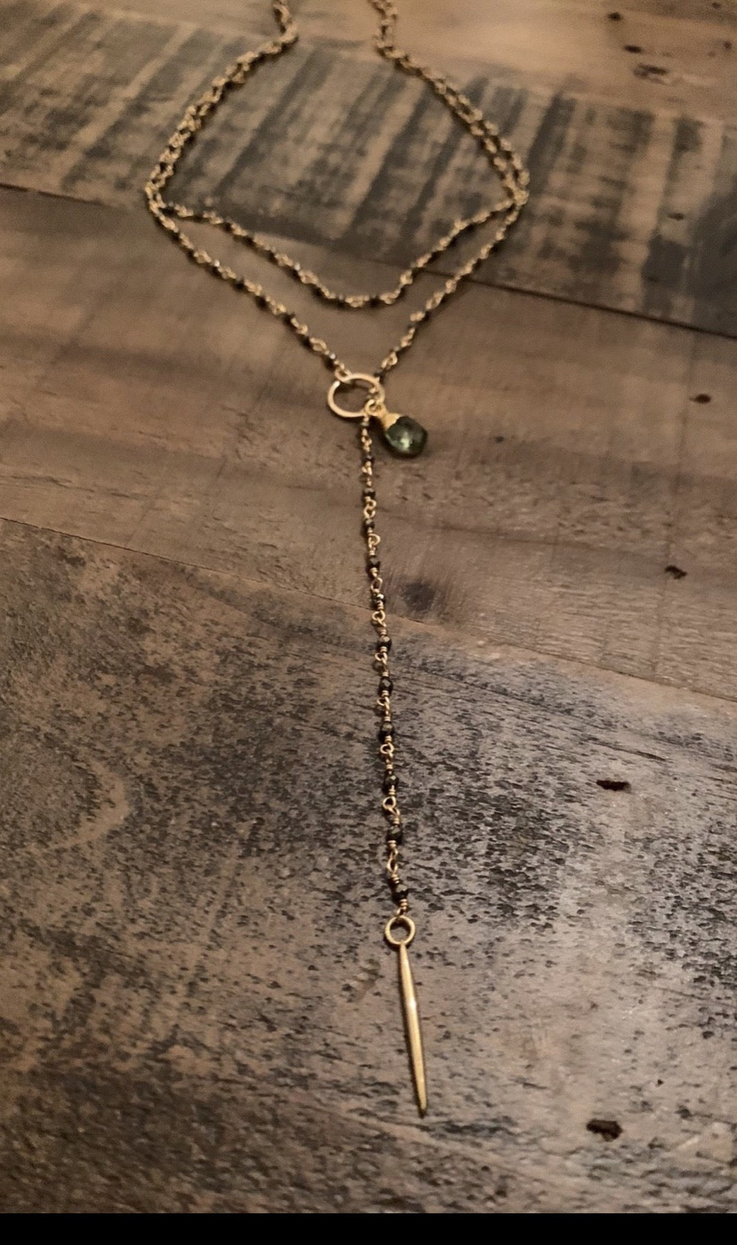 Charmed Micro Pyrite Rosary Strand