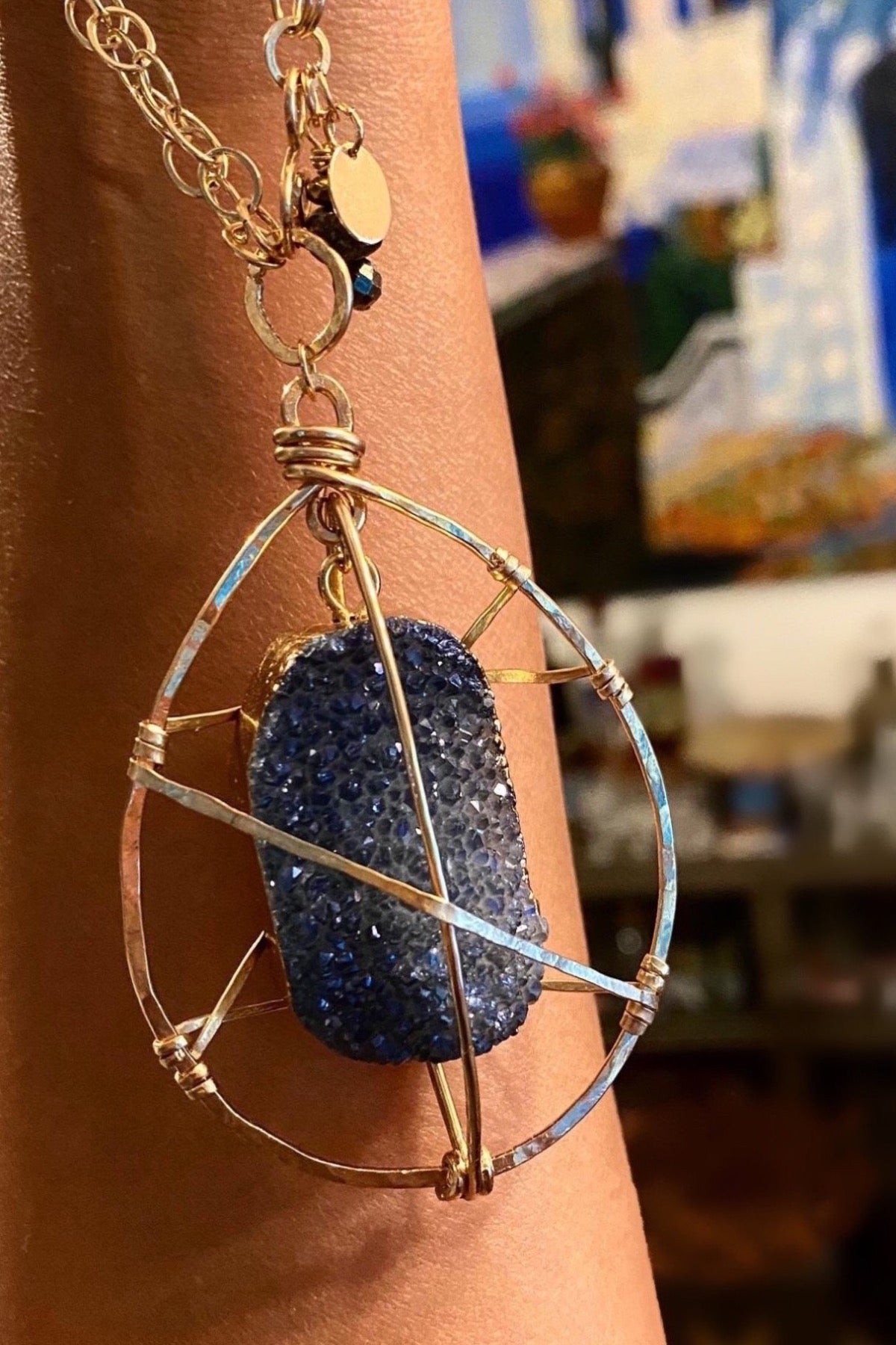 The Original 'Caged Druzy' Necklace