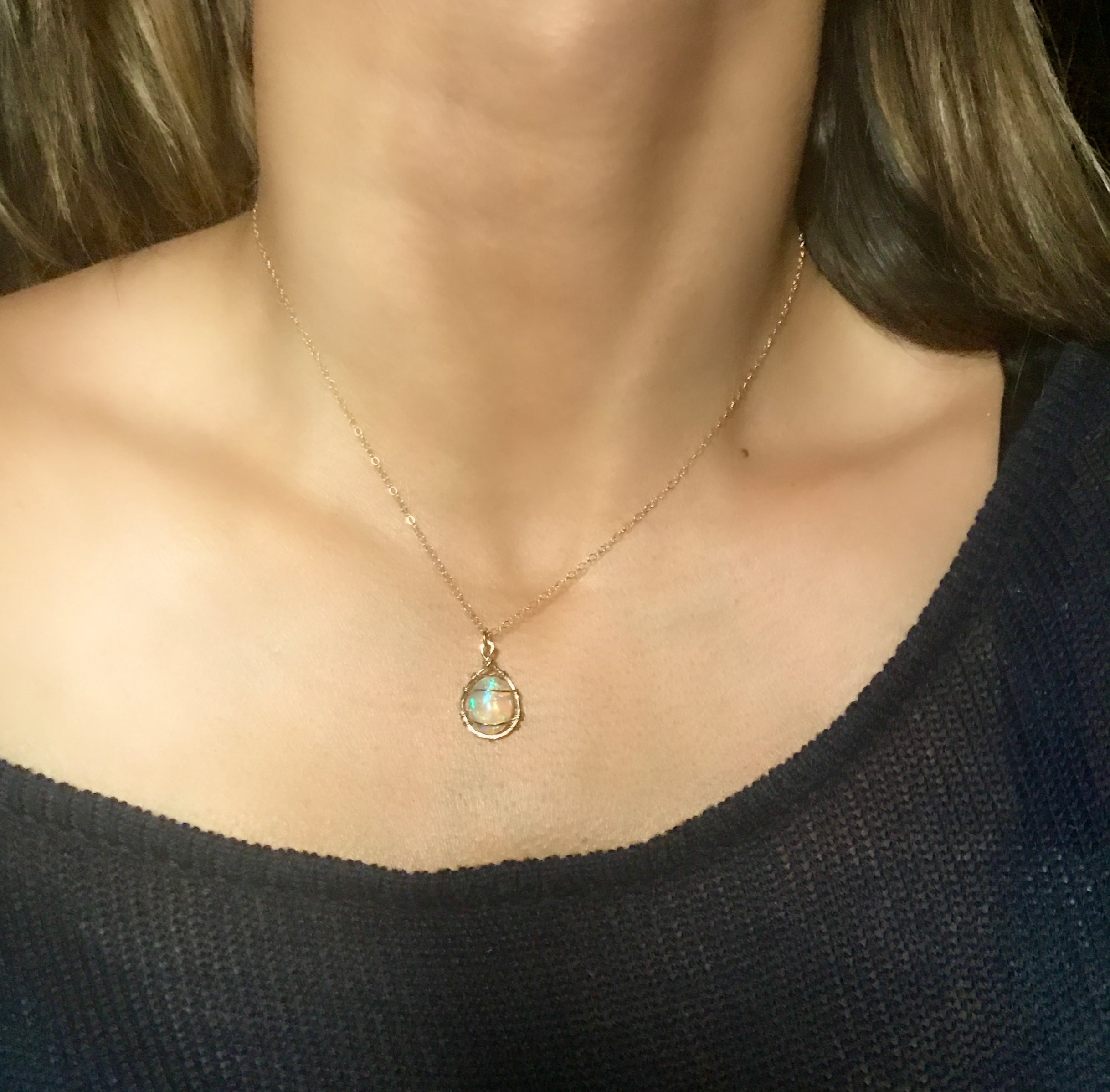 Caged Pendant Necklace (Various)