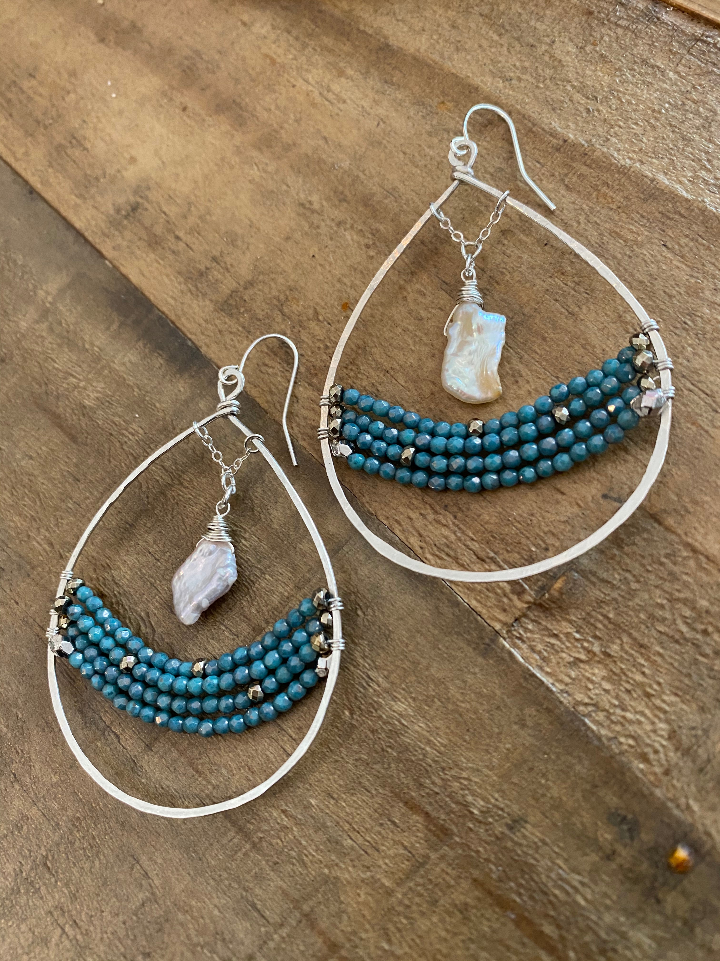 Moons Over My Ocean Hoops
