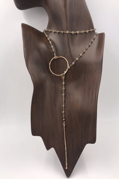 TEN. × jurk / loop lariat necklace 33E3B598-E422-4F18-88B3-