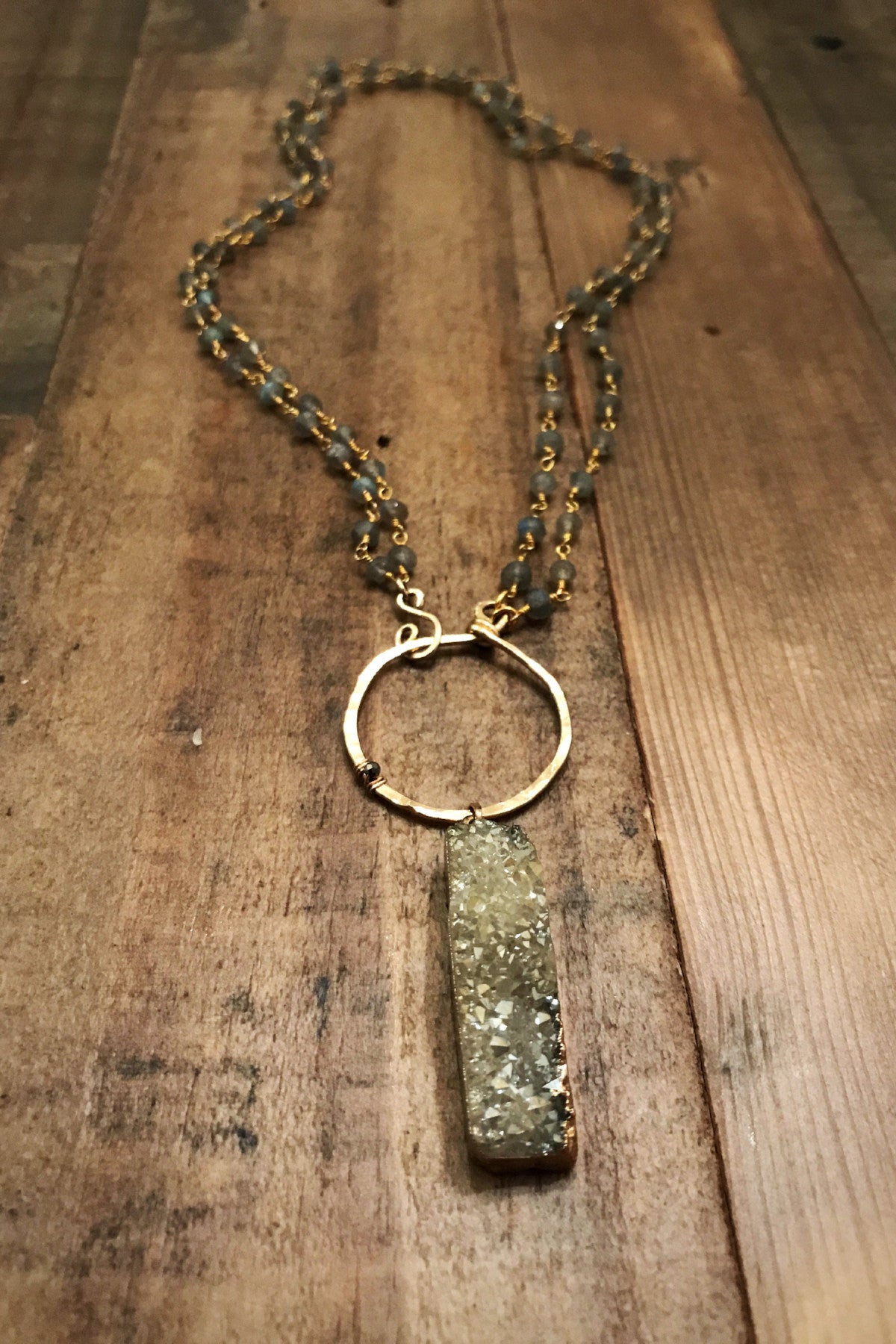 Mystic Shimmer Bar Convertible Necklace