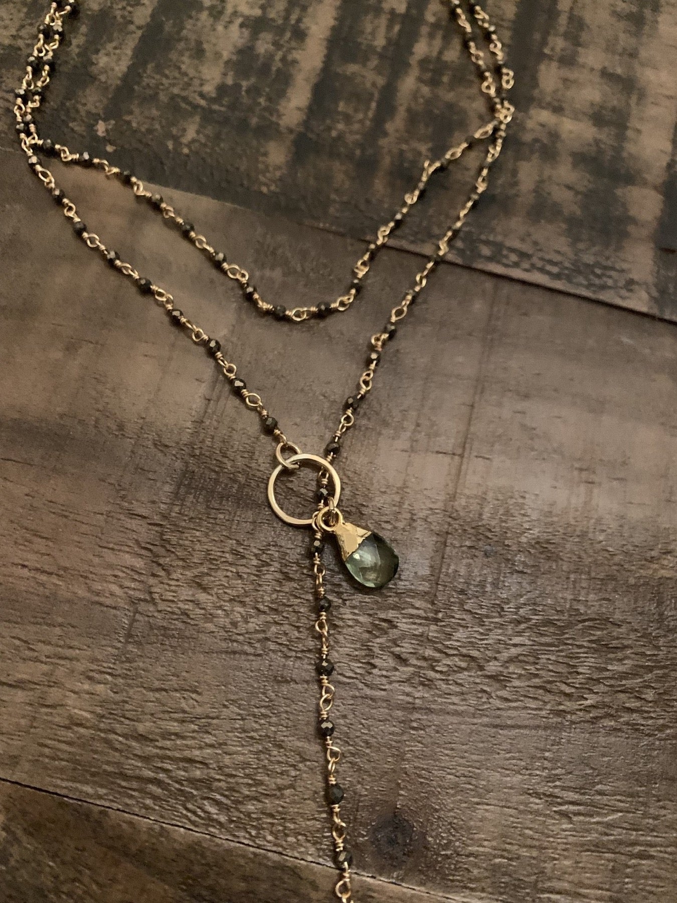 Charmed Micro Pyrite Rosary Strand