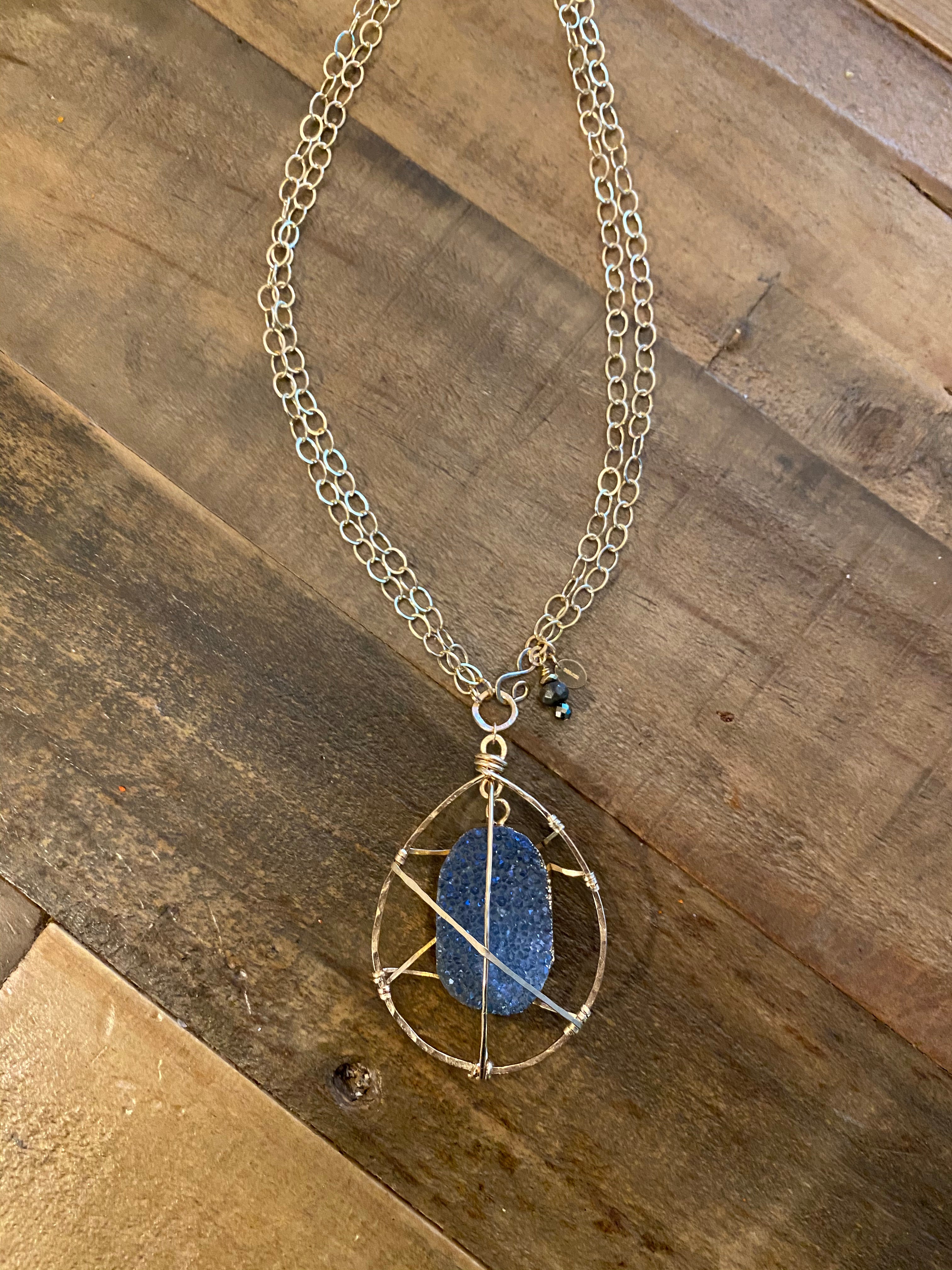 The Original 'Caged Druzy' Necklace