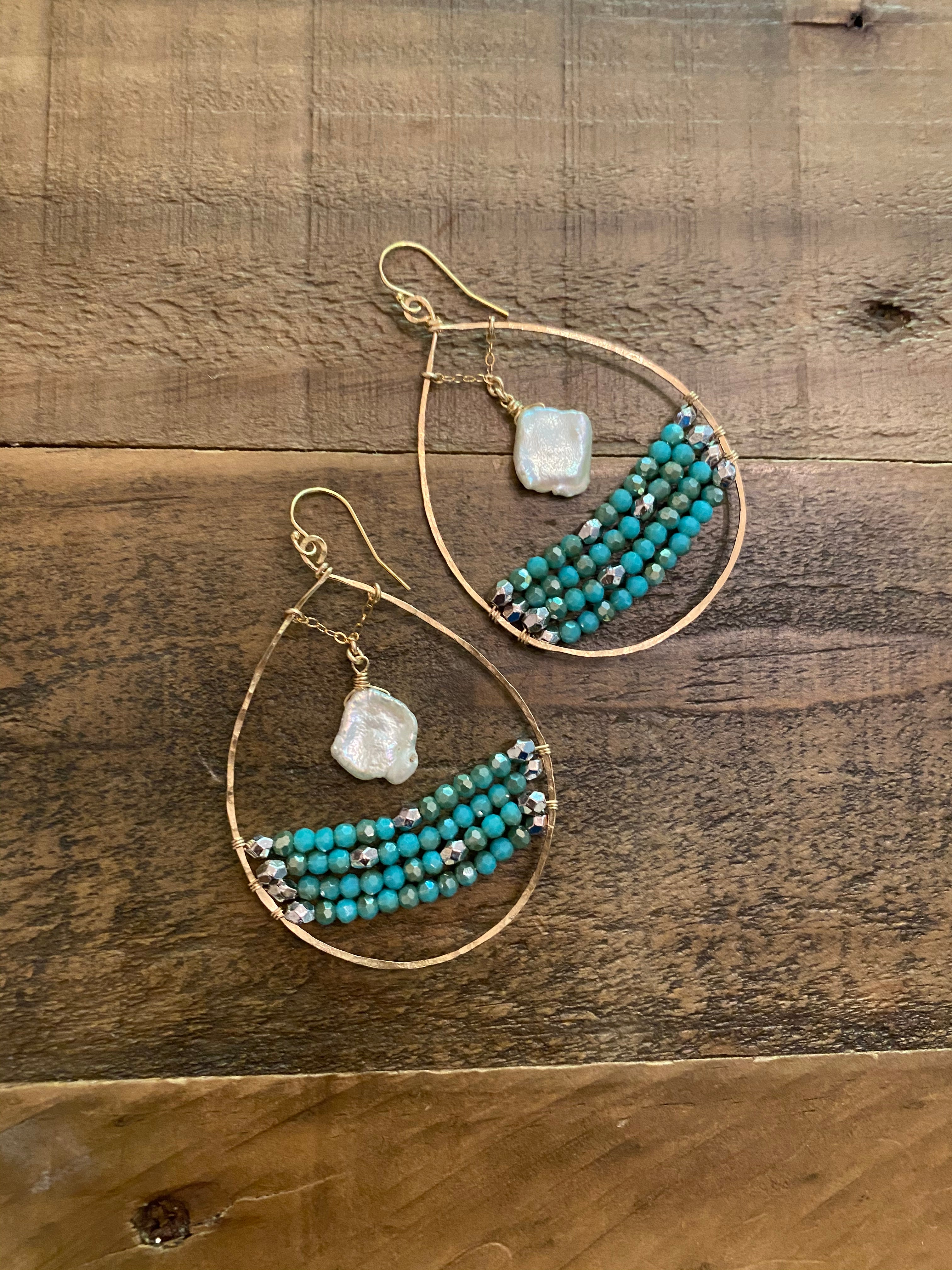 Moons Over My Ocean Hoops