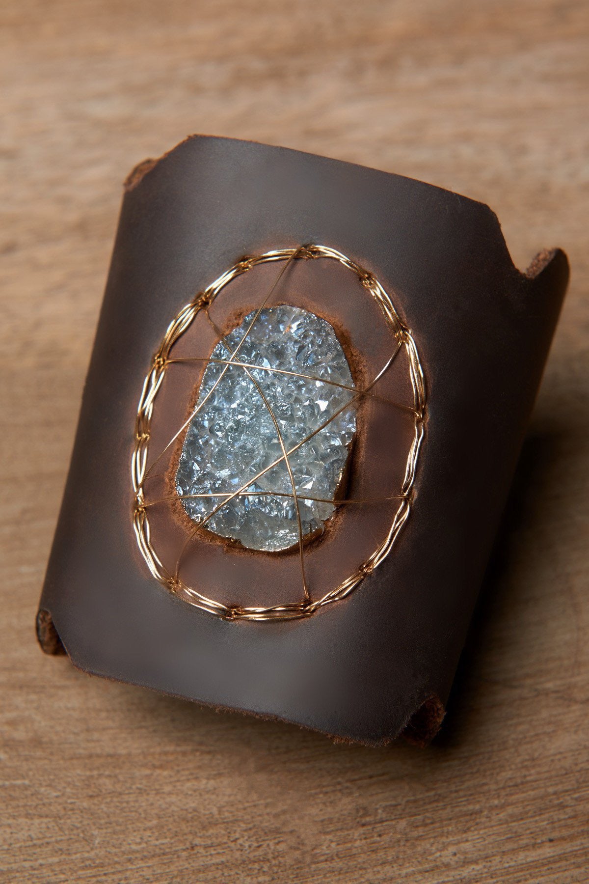 Caged Druzy Cuff