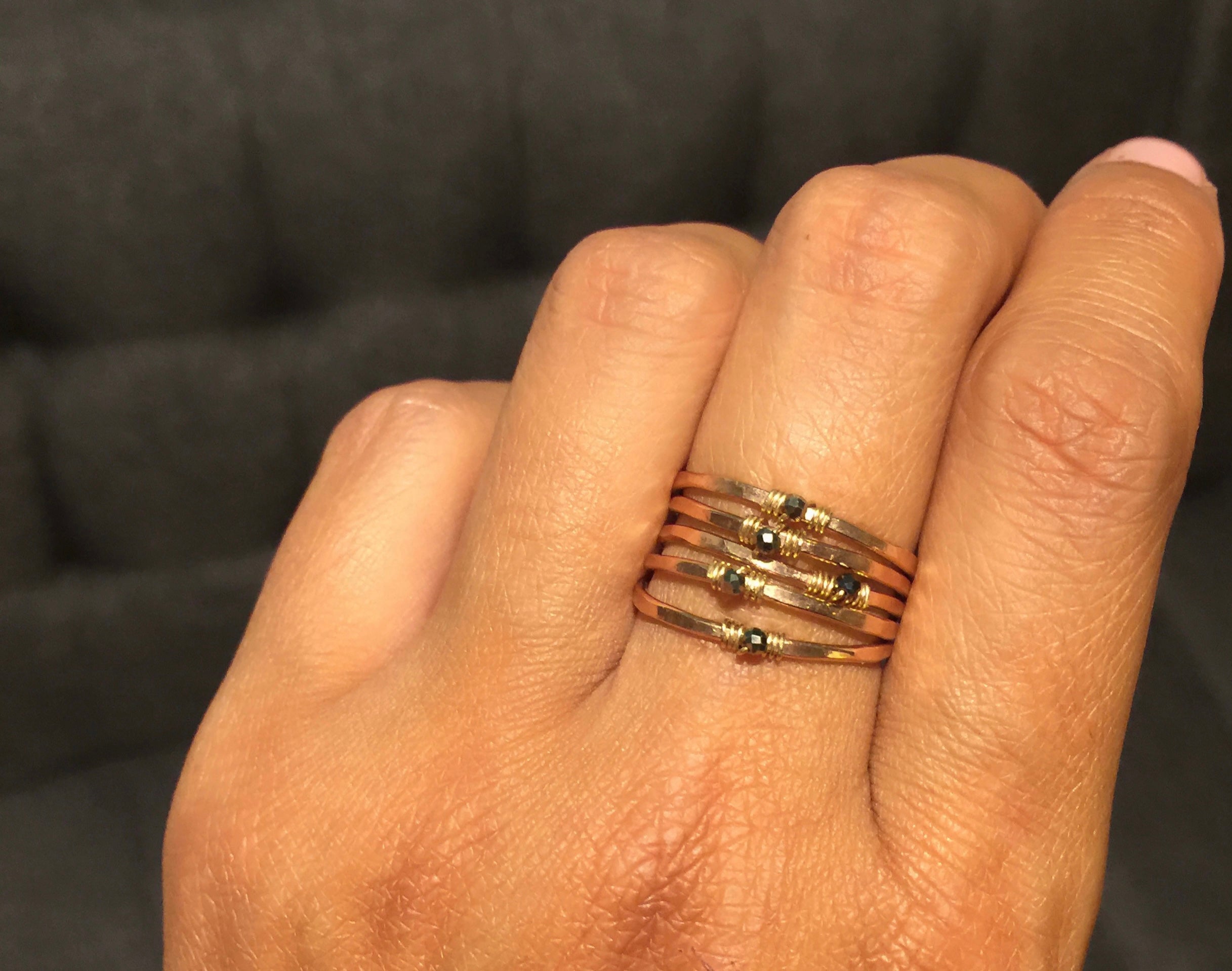 14K Gold Filled Stack Rings