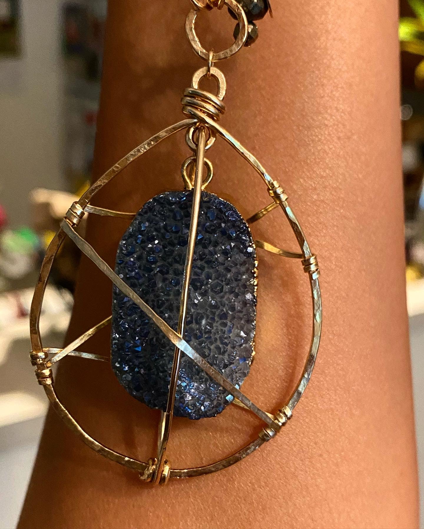 The Original 'Caged Druzy' Necklace
