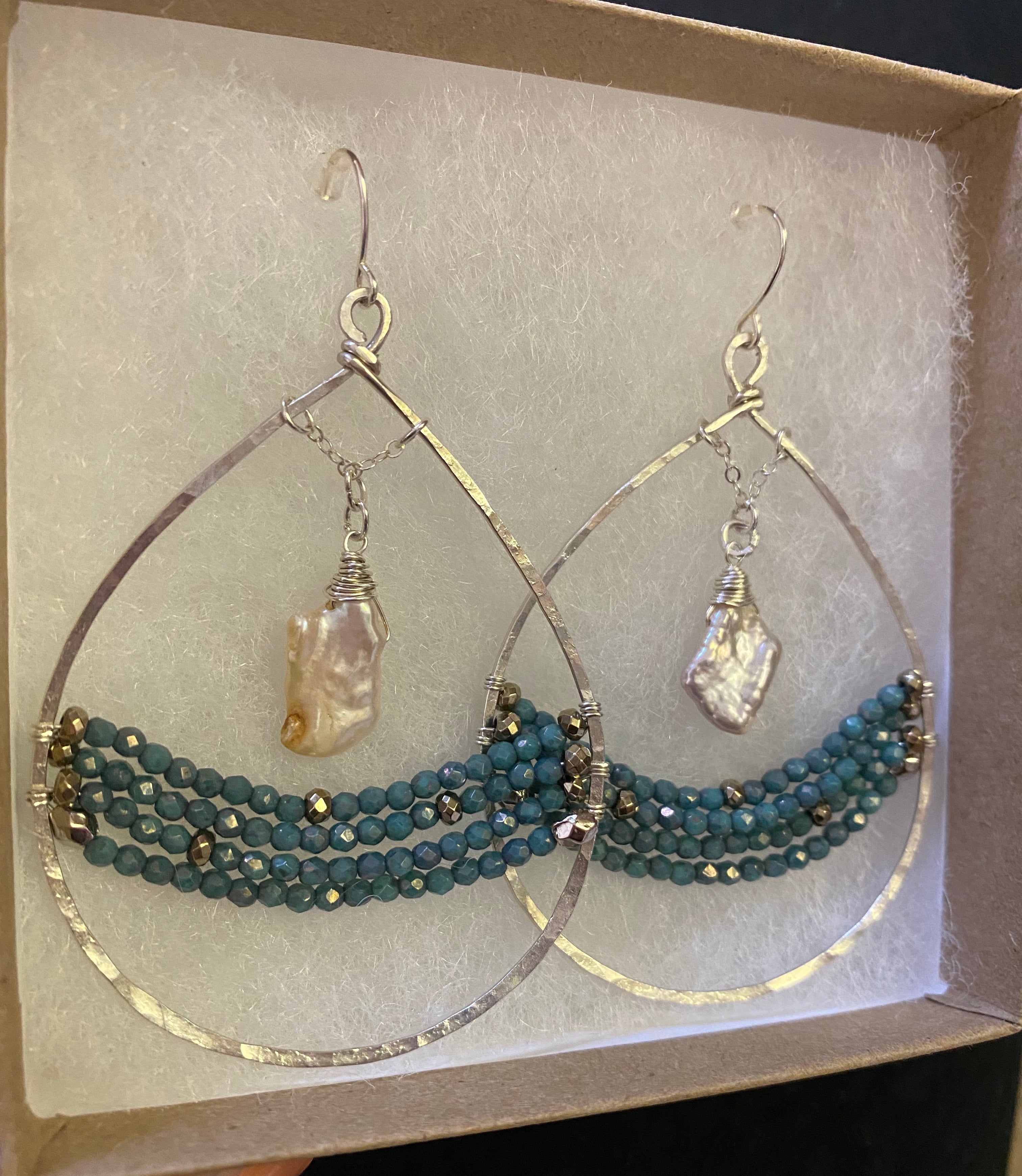 Moons Over My Ocean Hoops