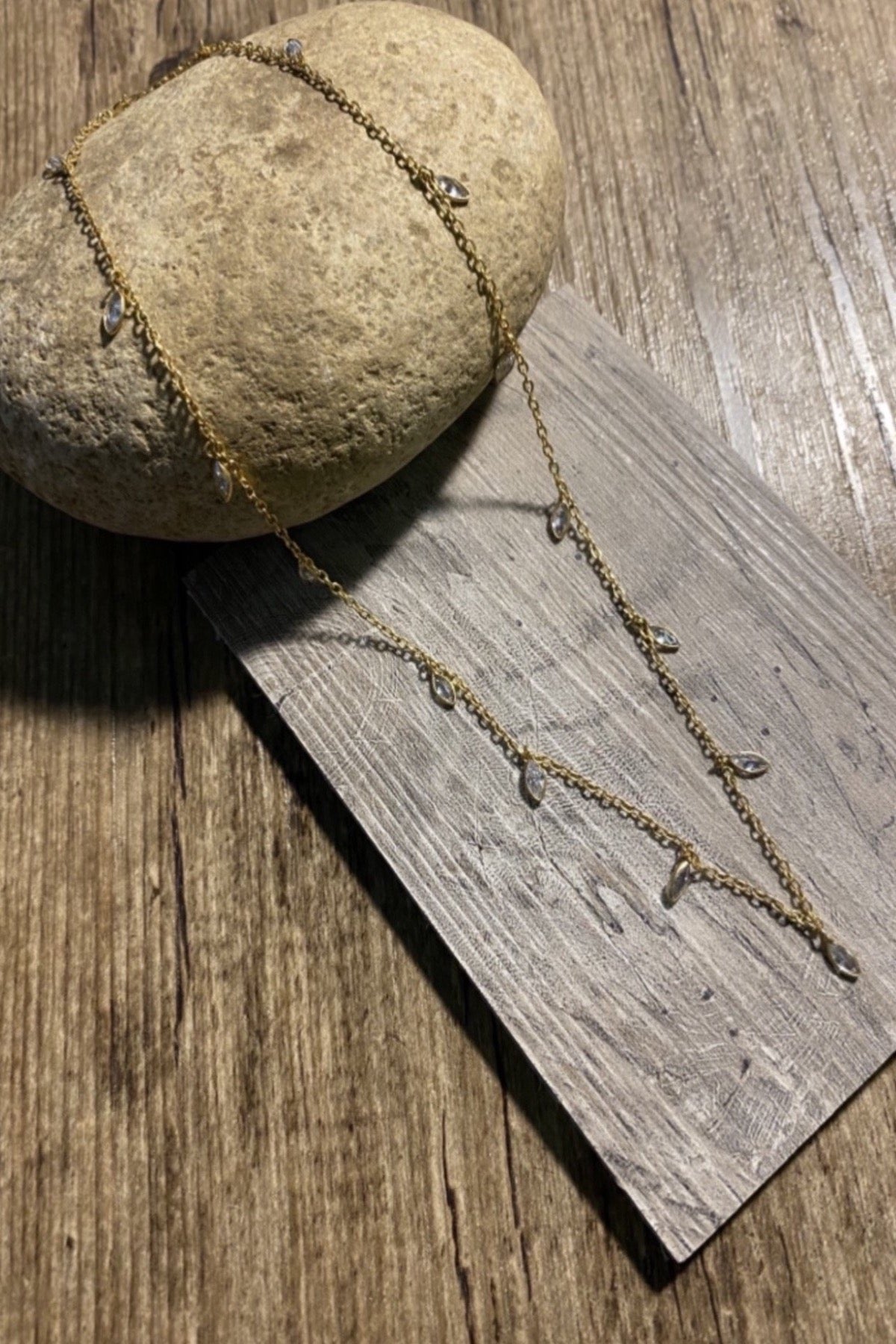 Dainty Crystal Garland Necklace