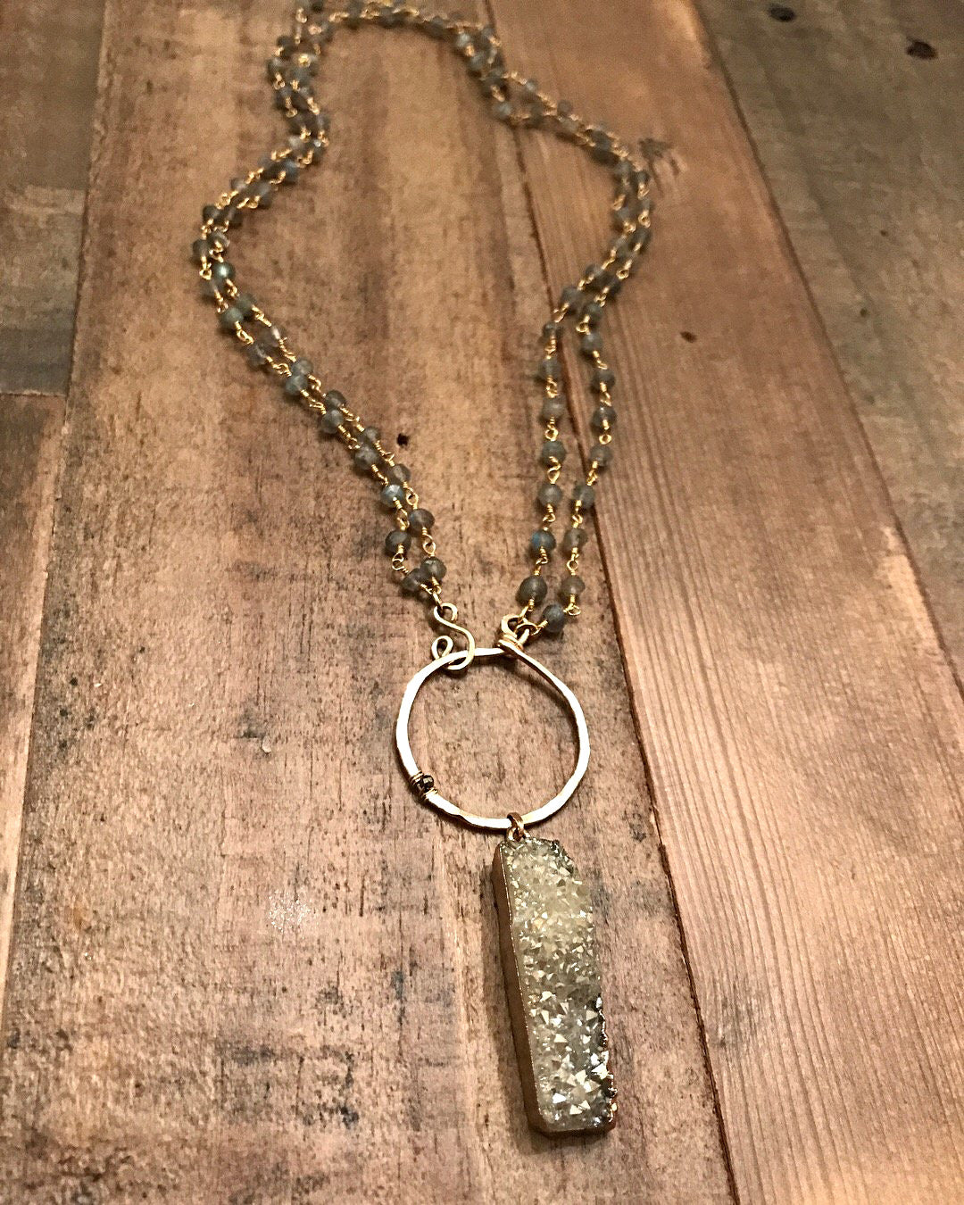 Mystic Shimmer Bar Convertible Necklace
