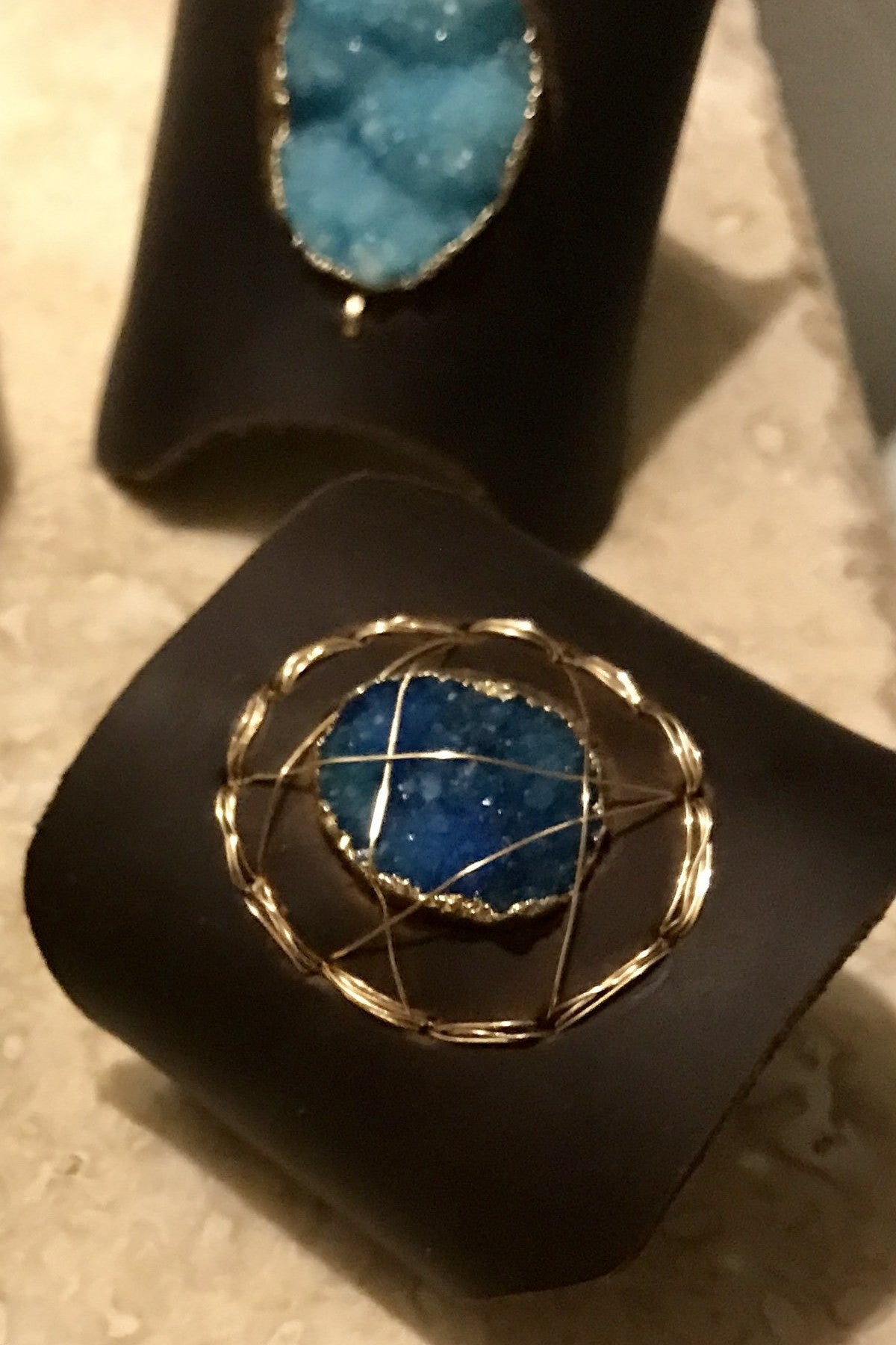Caged Druzy Cuff