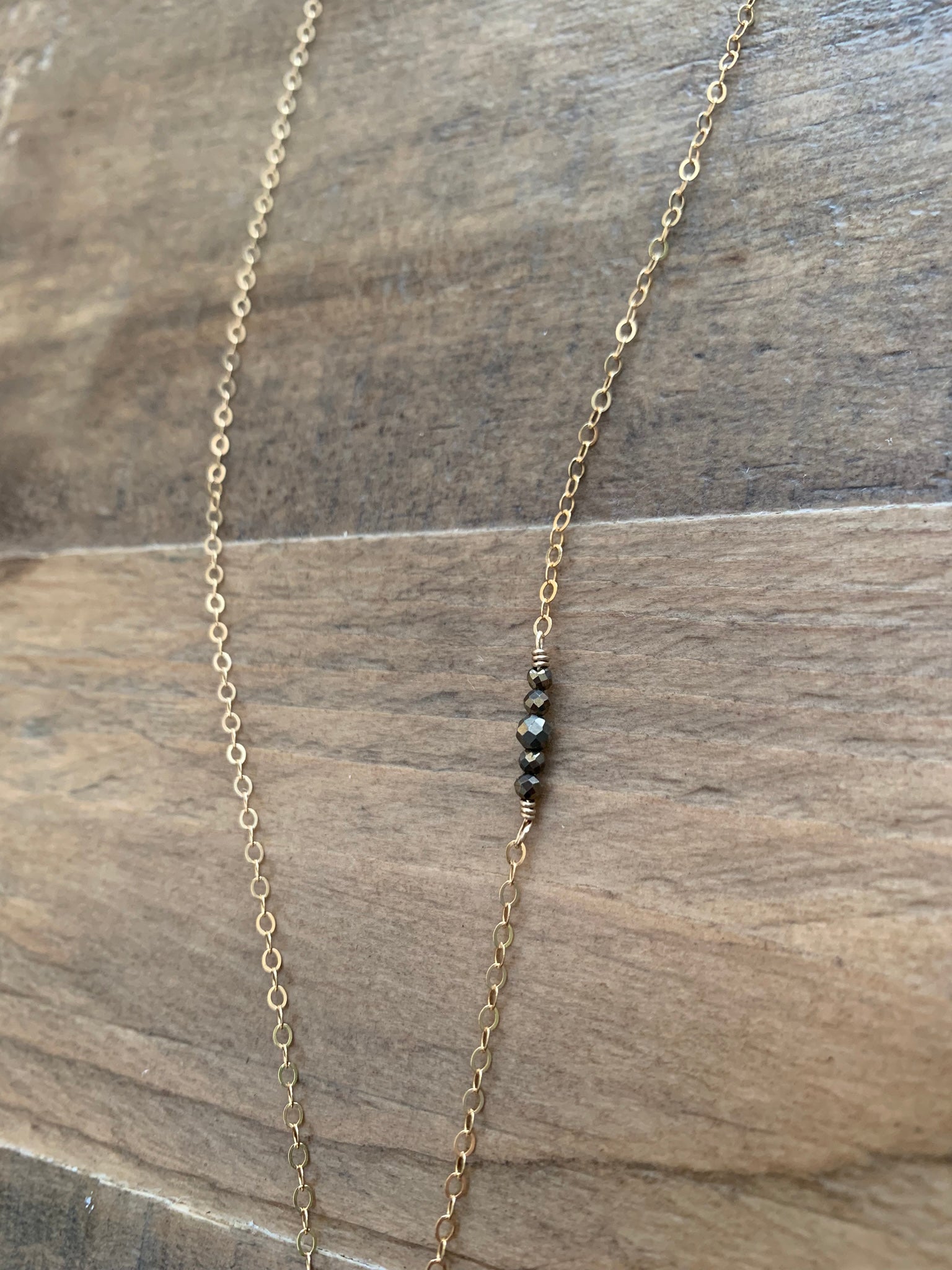 Delicate Disc Charmed Necklace (Customized)