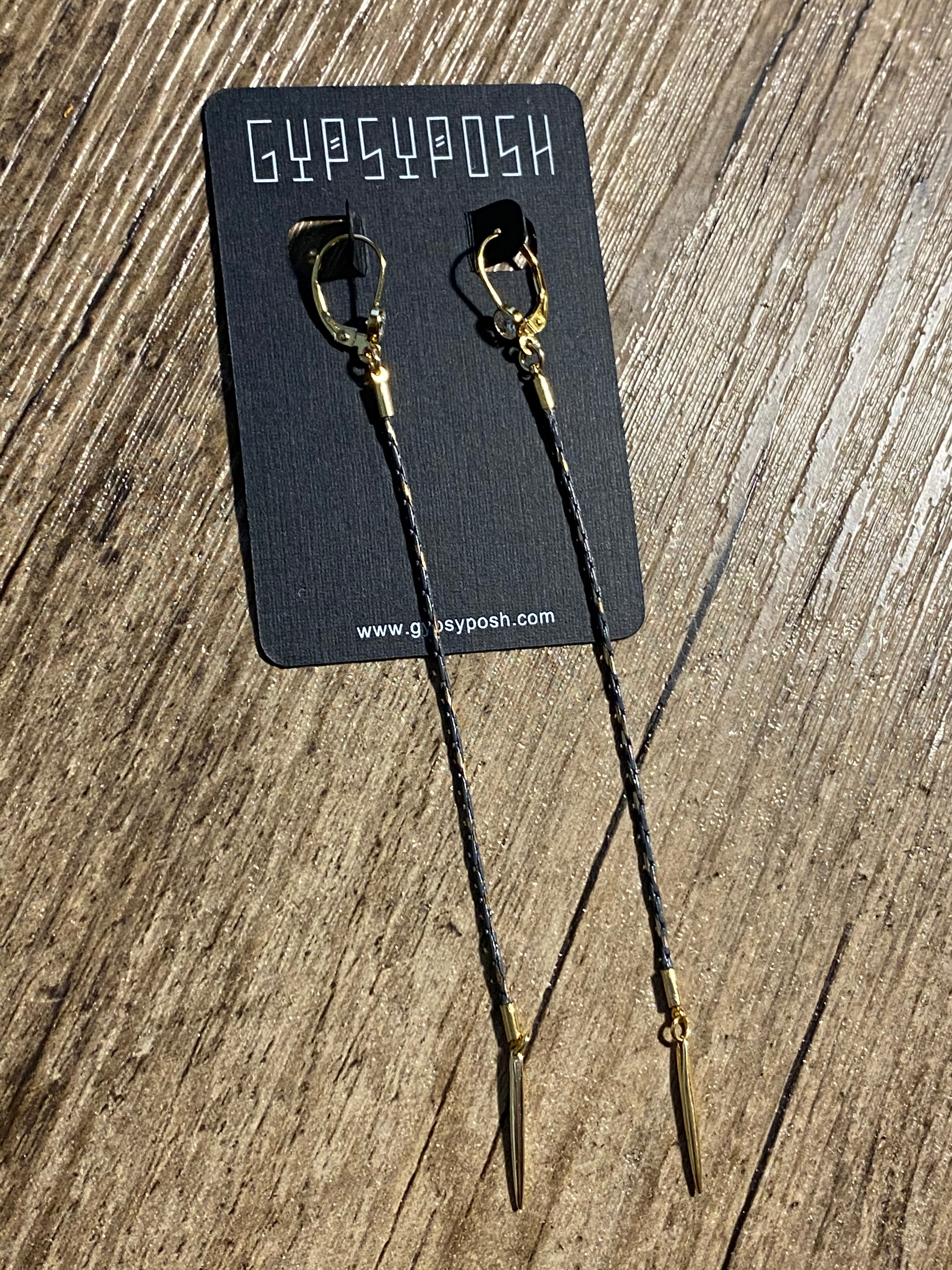 Sweet Steel n’ Spike Drop Earrings