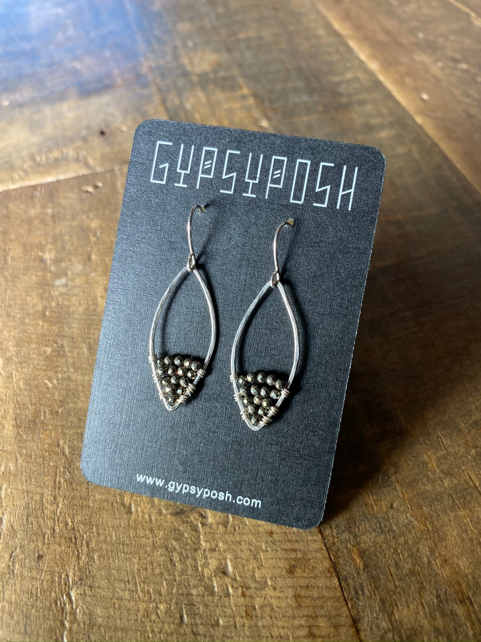 Caviar Dipped Leafed Hoops