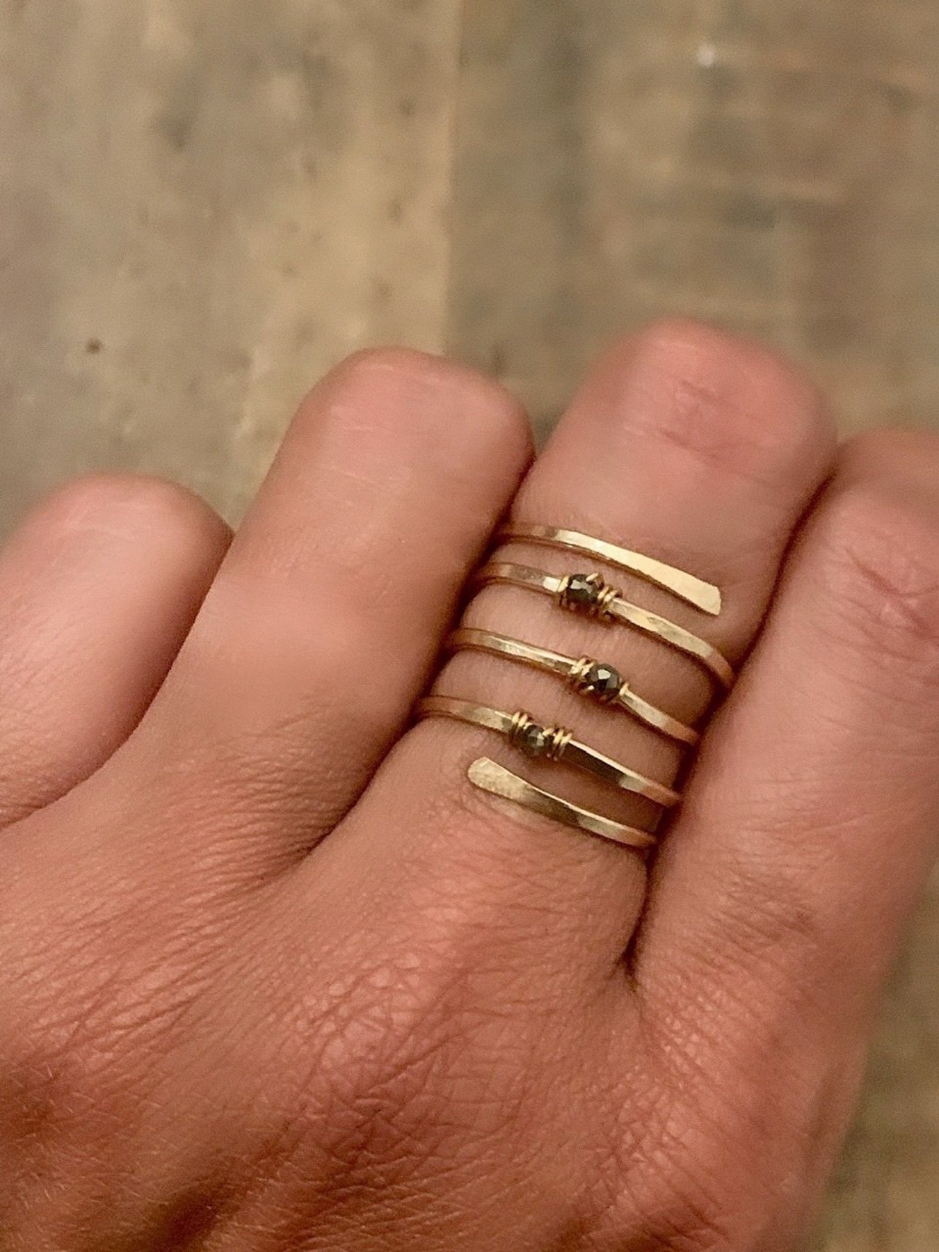 Cluster Bling Wrap Ring