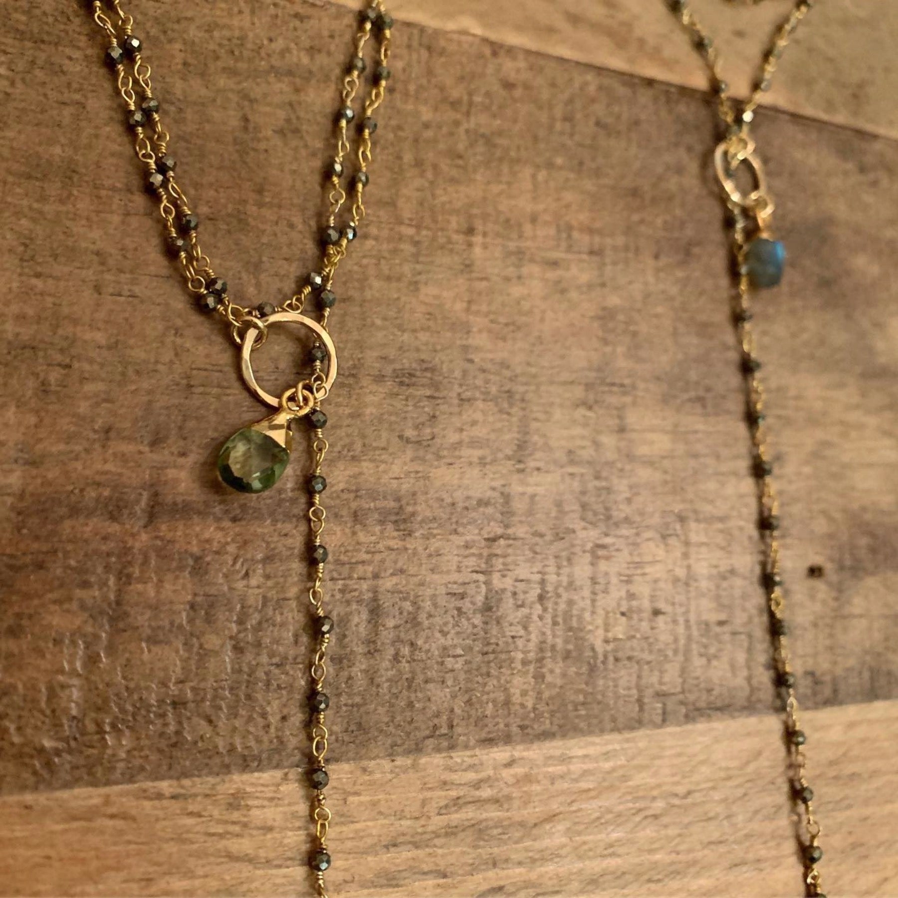 Charmed Micro Pyrite Rosary Strand