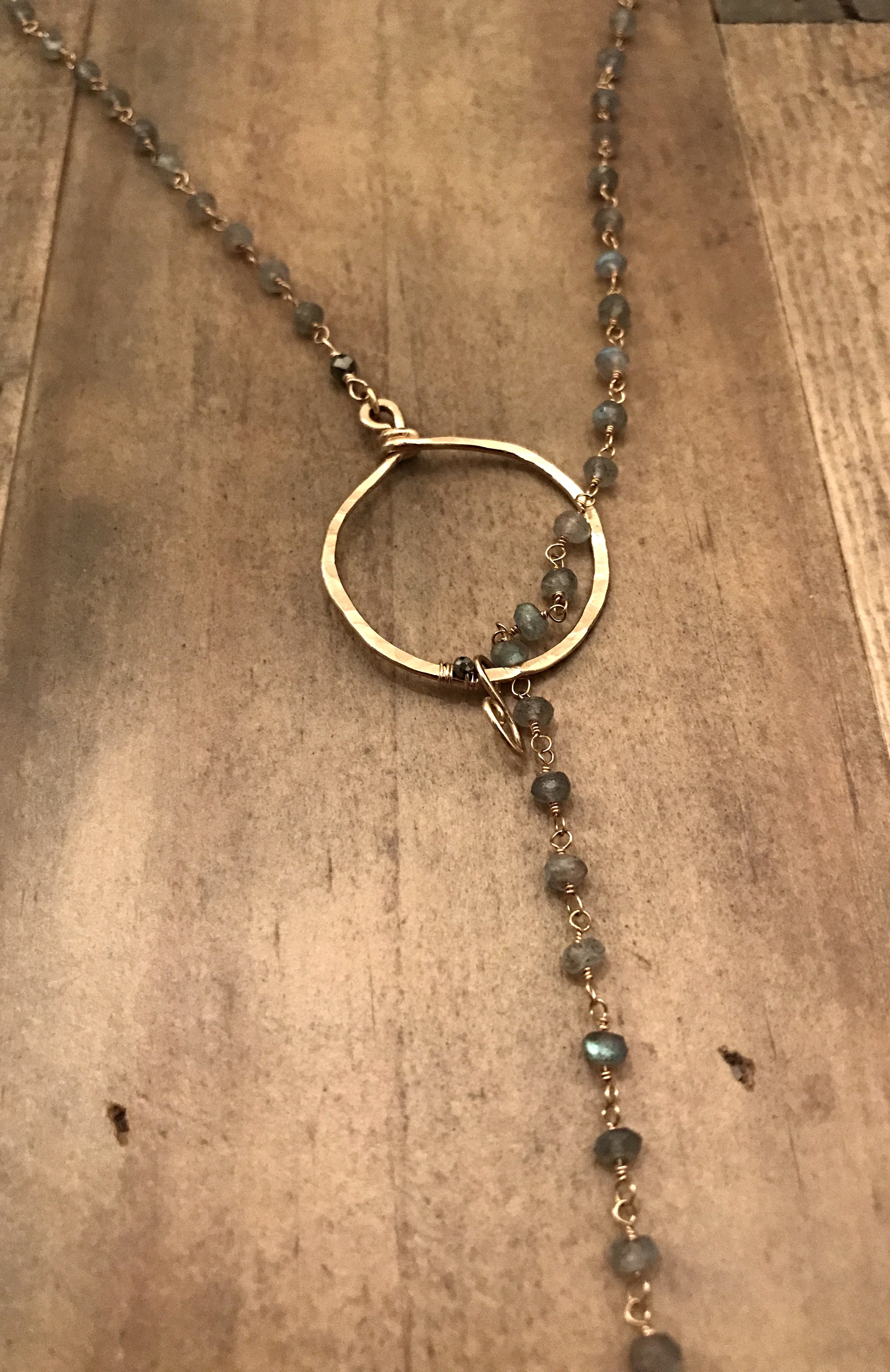 Loop and Linger Lariat Necklace