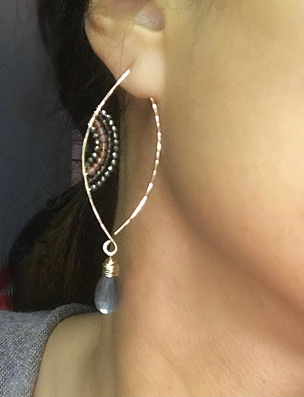 Moroccan Princess Clothespin Earrings