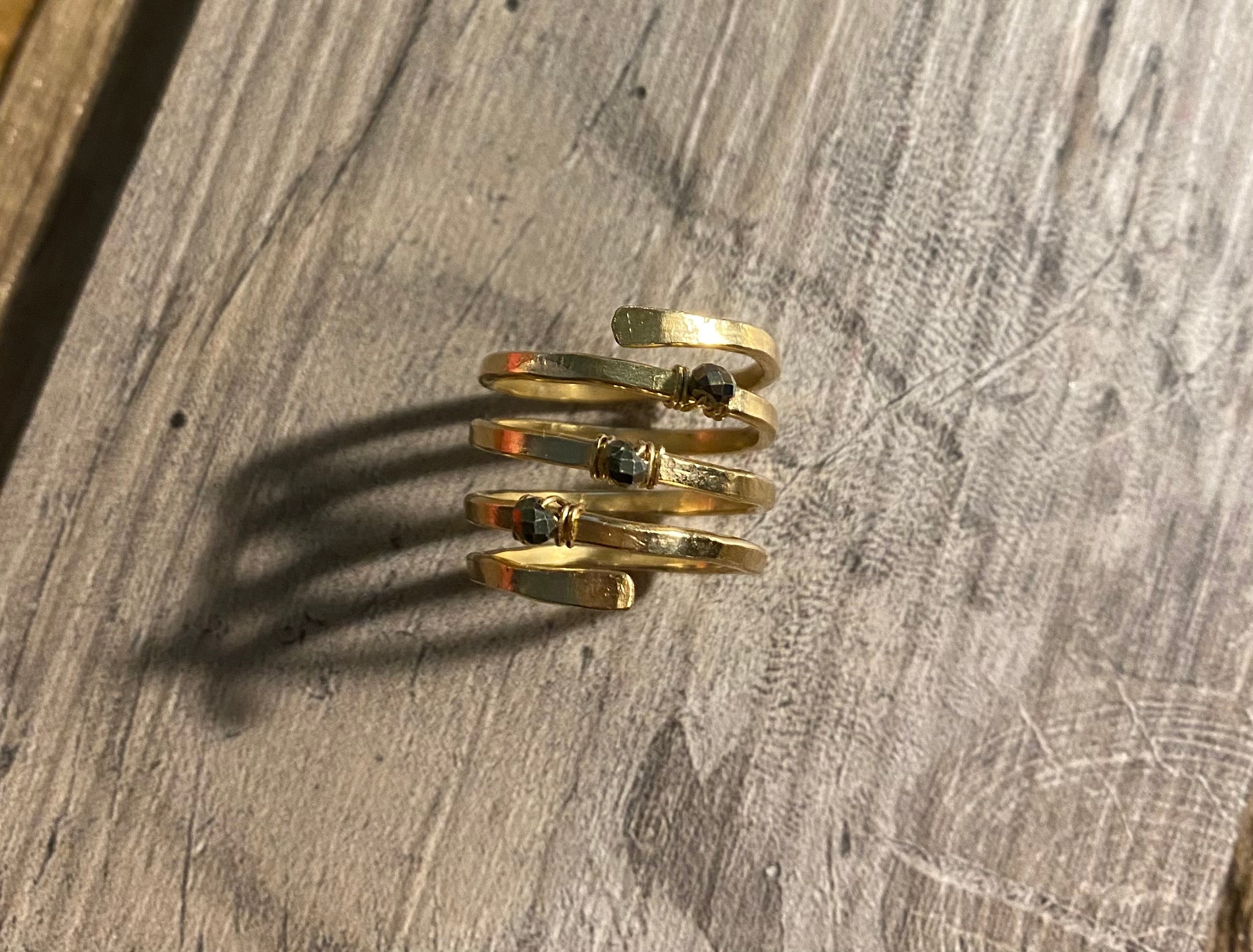 Cluster Bling Wrap Ring