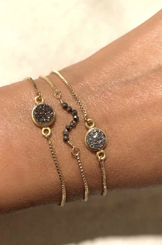 Caged Druzy Cuff