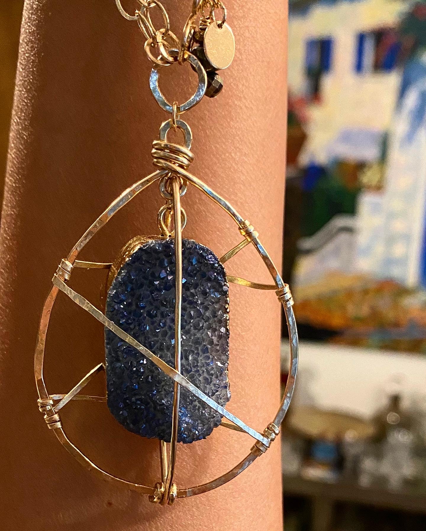 The Original 'Caged Druzy' Necklace