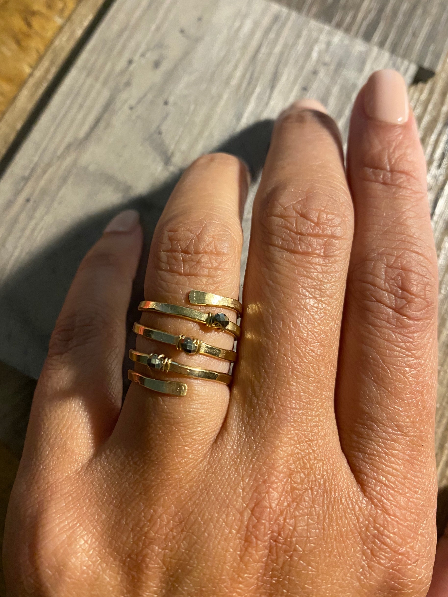 Cluster Bling Wrap Ring