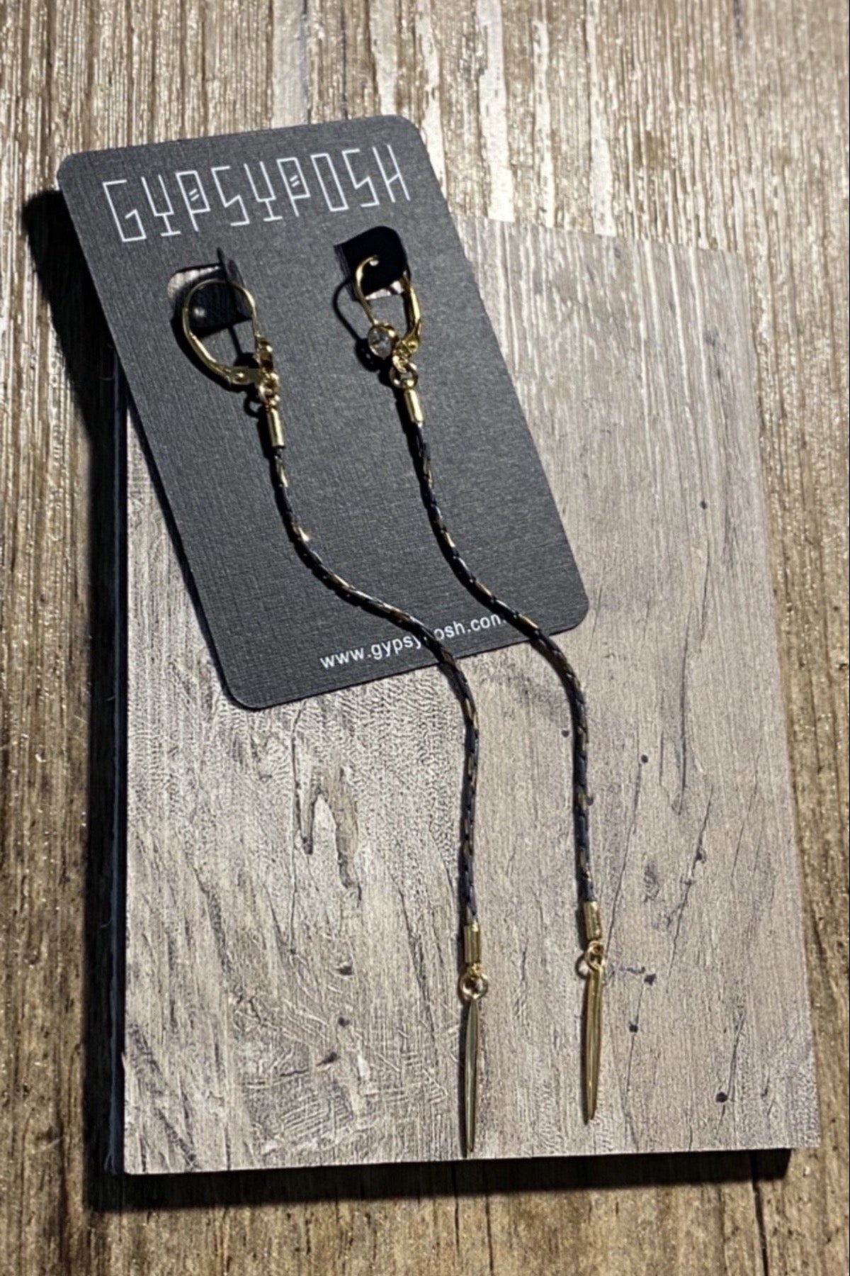 Sweet Steel n’ Spike Drop Earrings