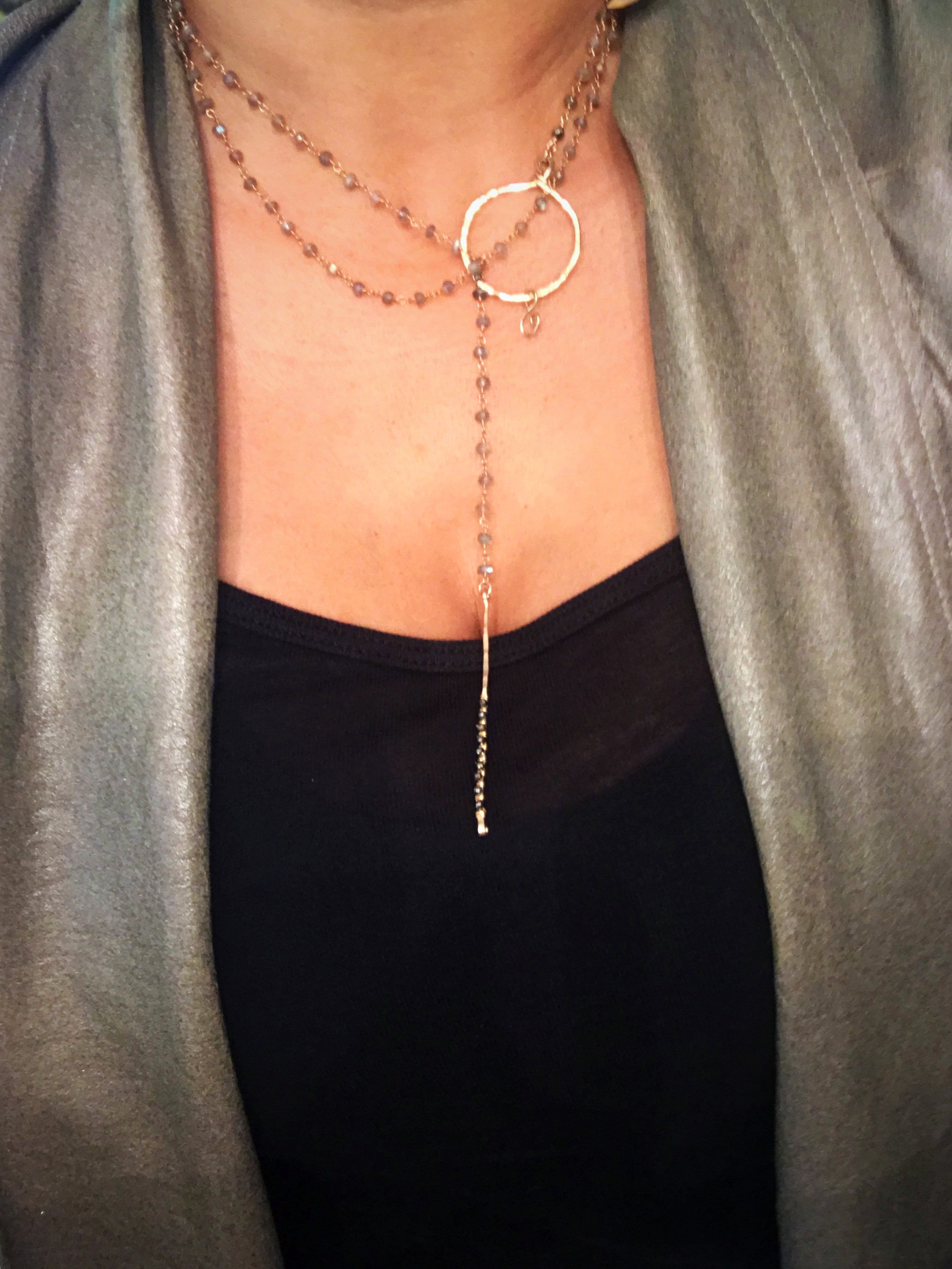 Loop and Linger Lariat Necklace