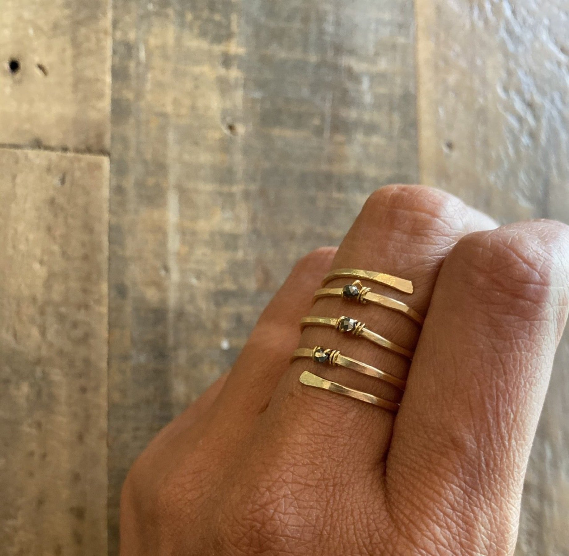 Cluster Bling Wrap Ring