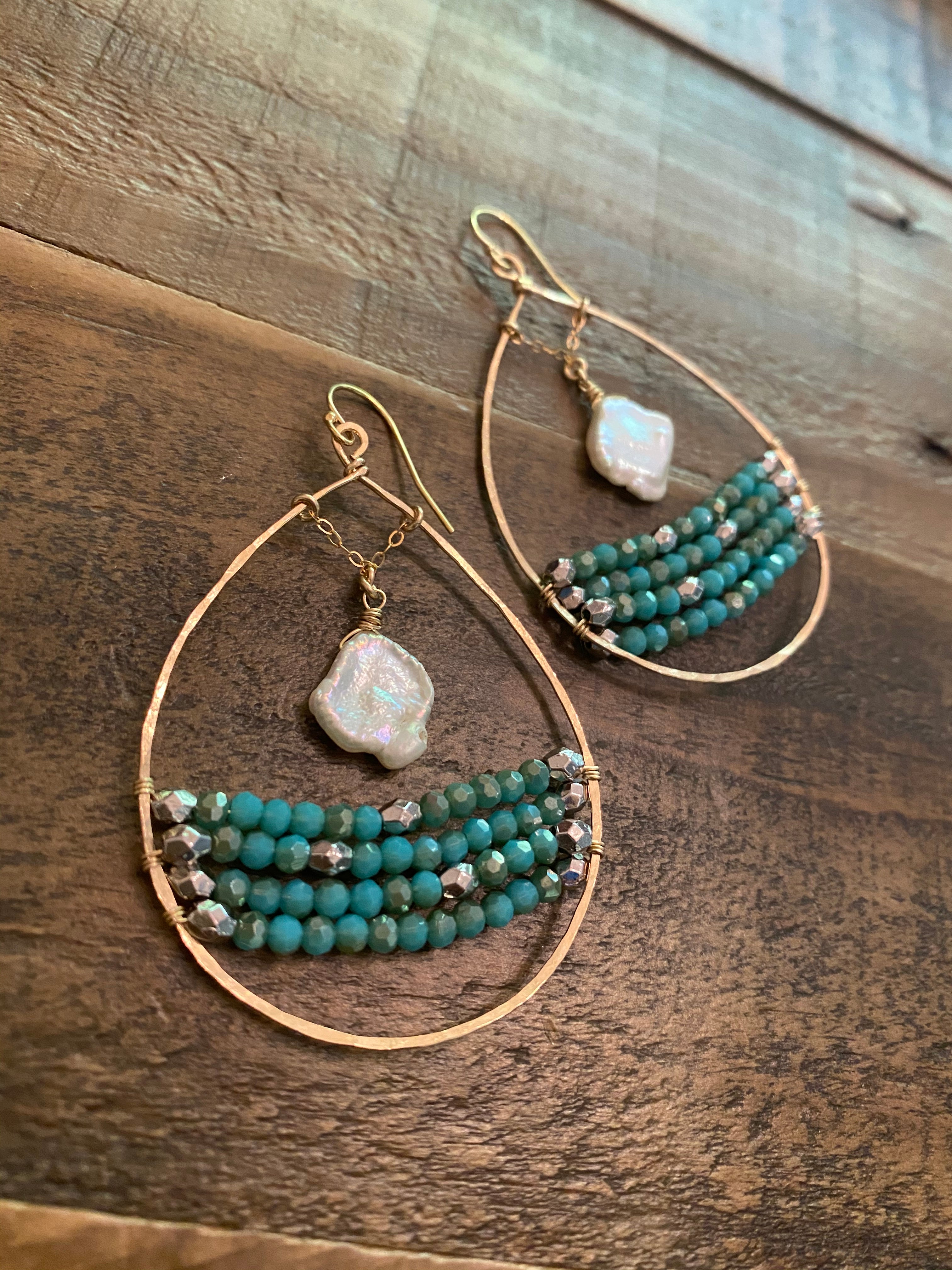 Moons Over My Ocean Hoops