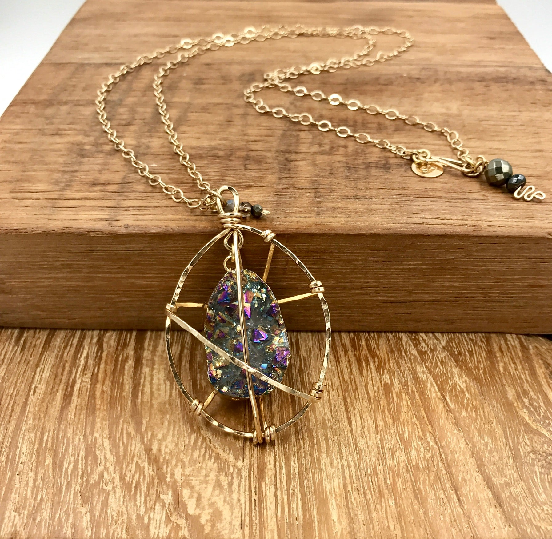 The Original 'Caged Druzy' Necklace