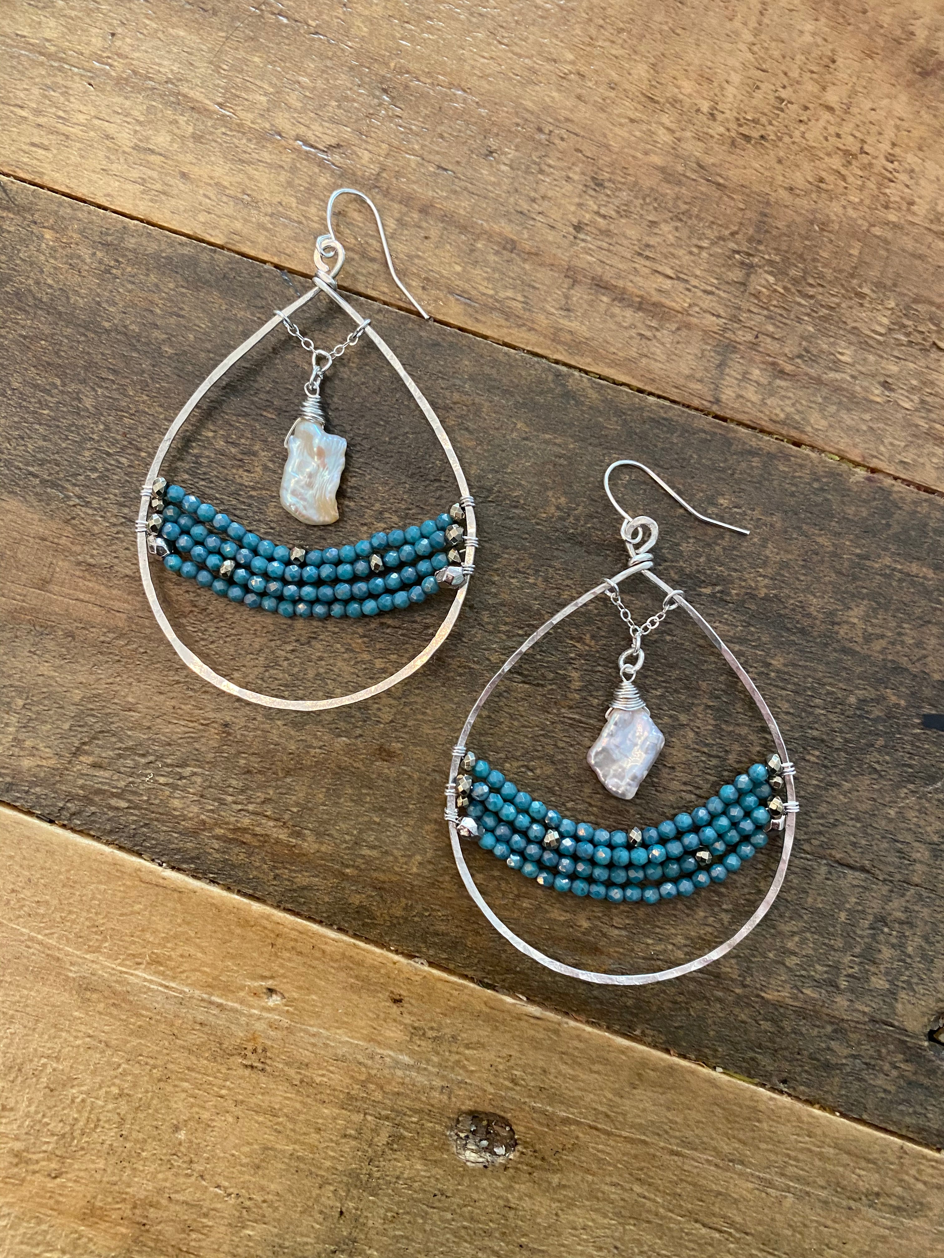 Moons Over My Ocean Hoops