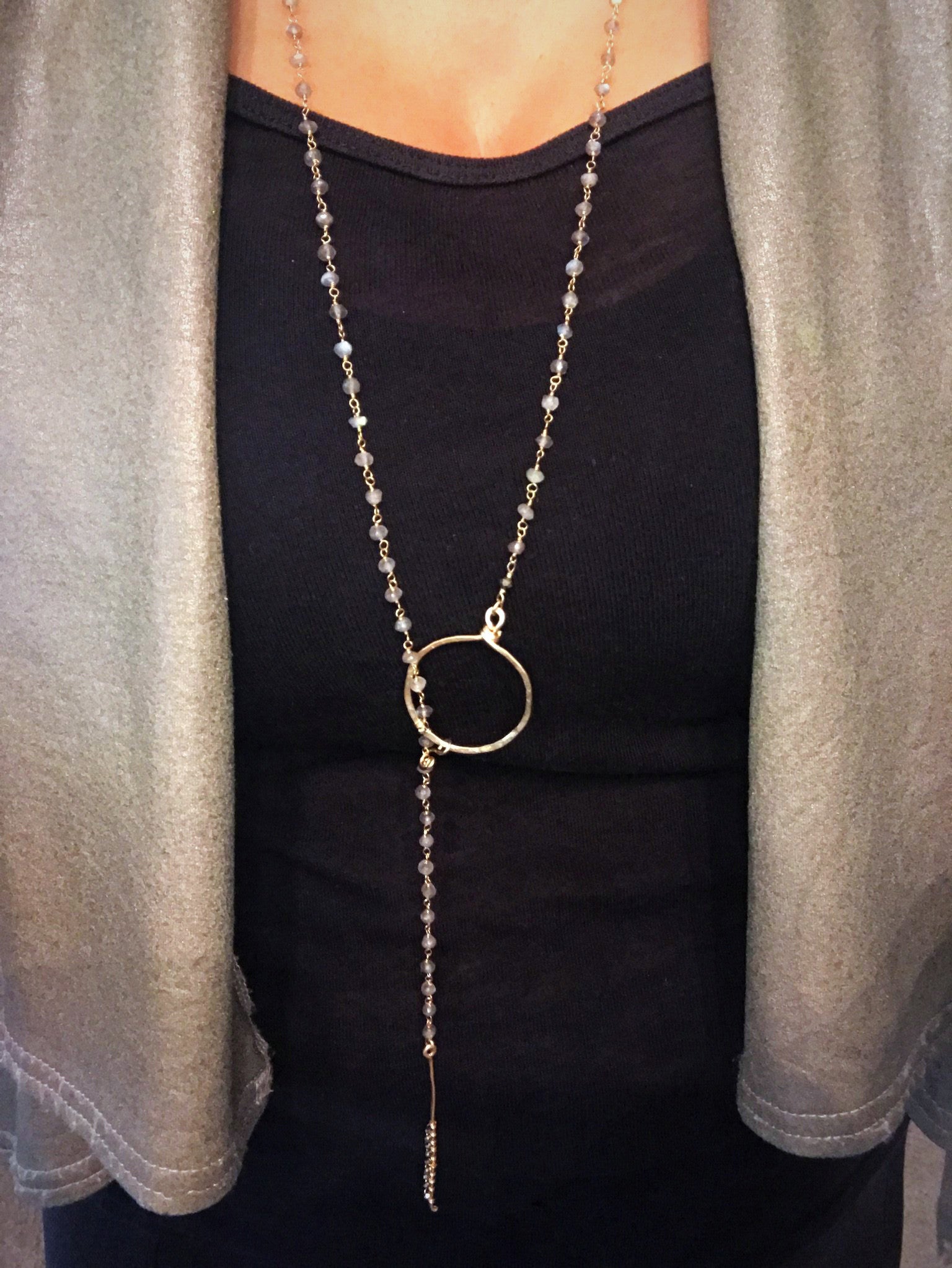 Loop and Linger Lariat Necklace