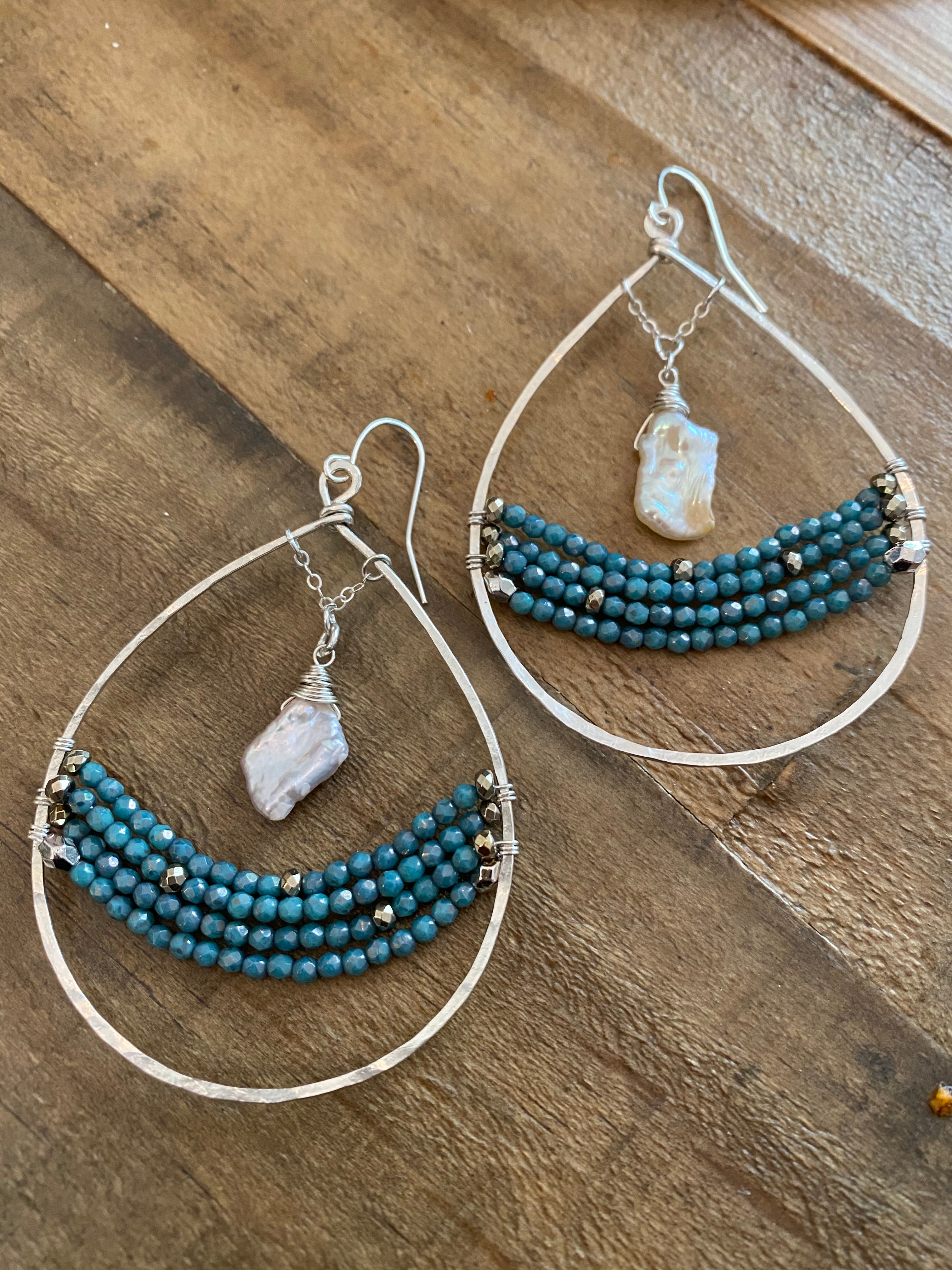 Moons Over My Ocean Hoops