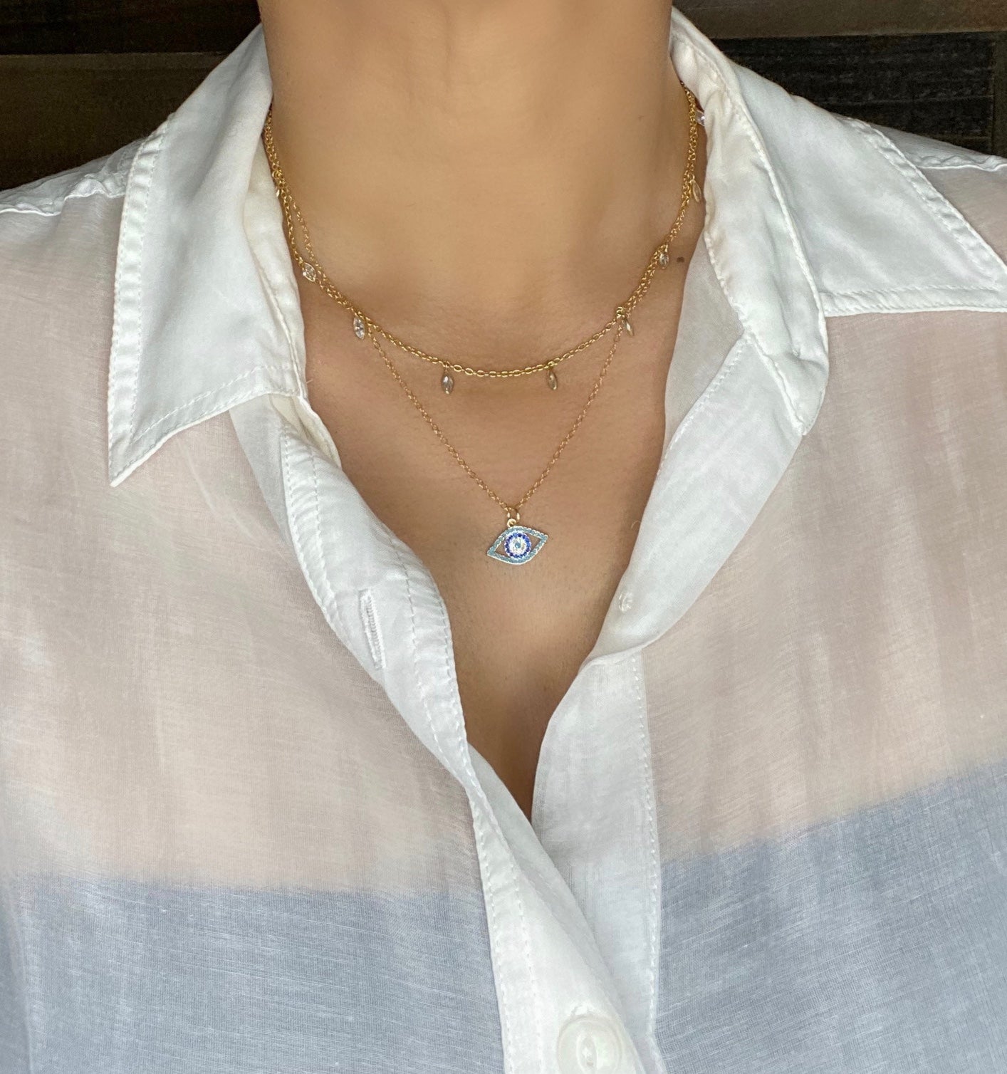 Elegant Eye Necklace