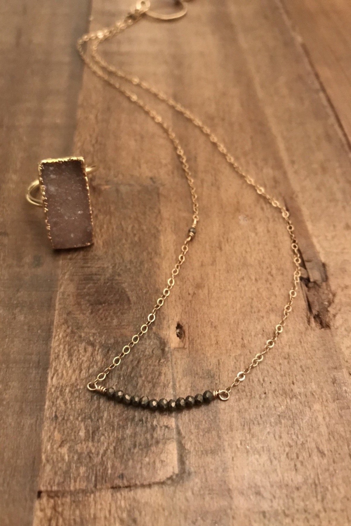 Can't-Go-Without Pyrite Necklace