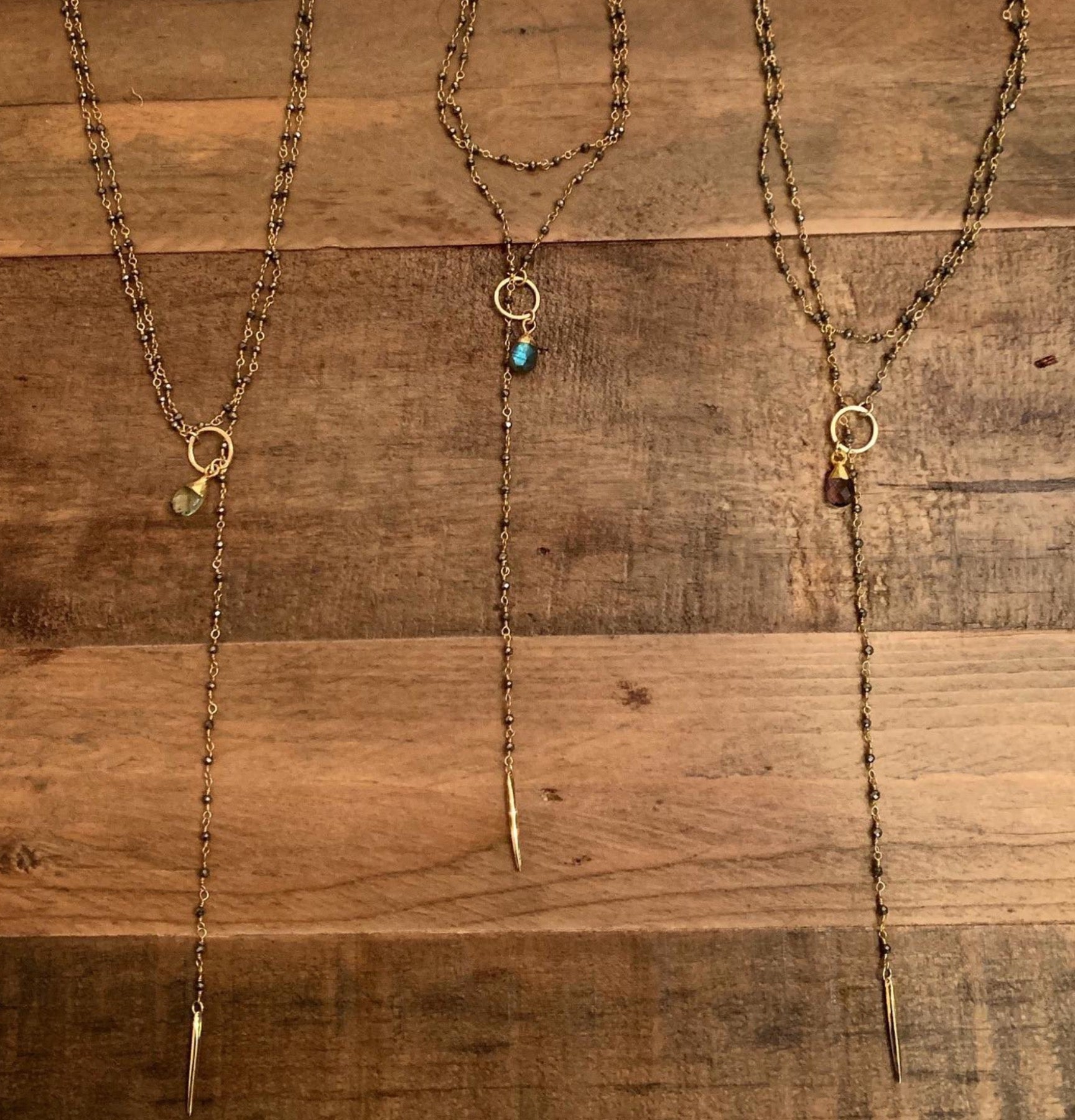 Charmed Micro Pyrite Rosary Strand