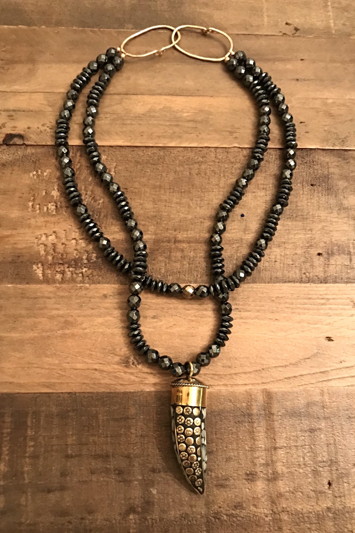 Horn on Harnessed Hematite ('H3')