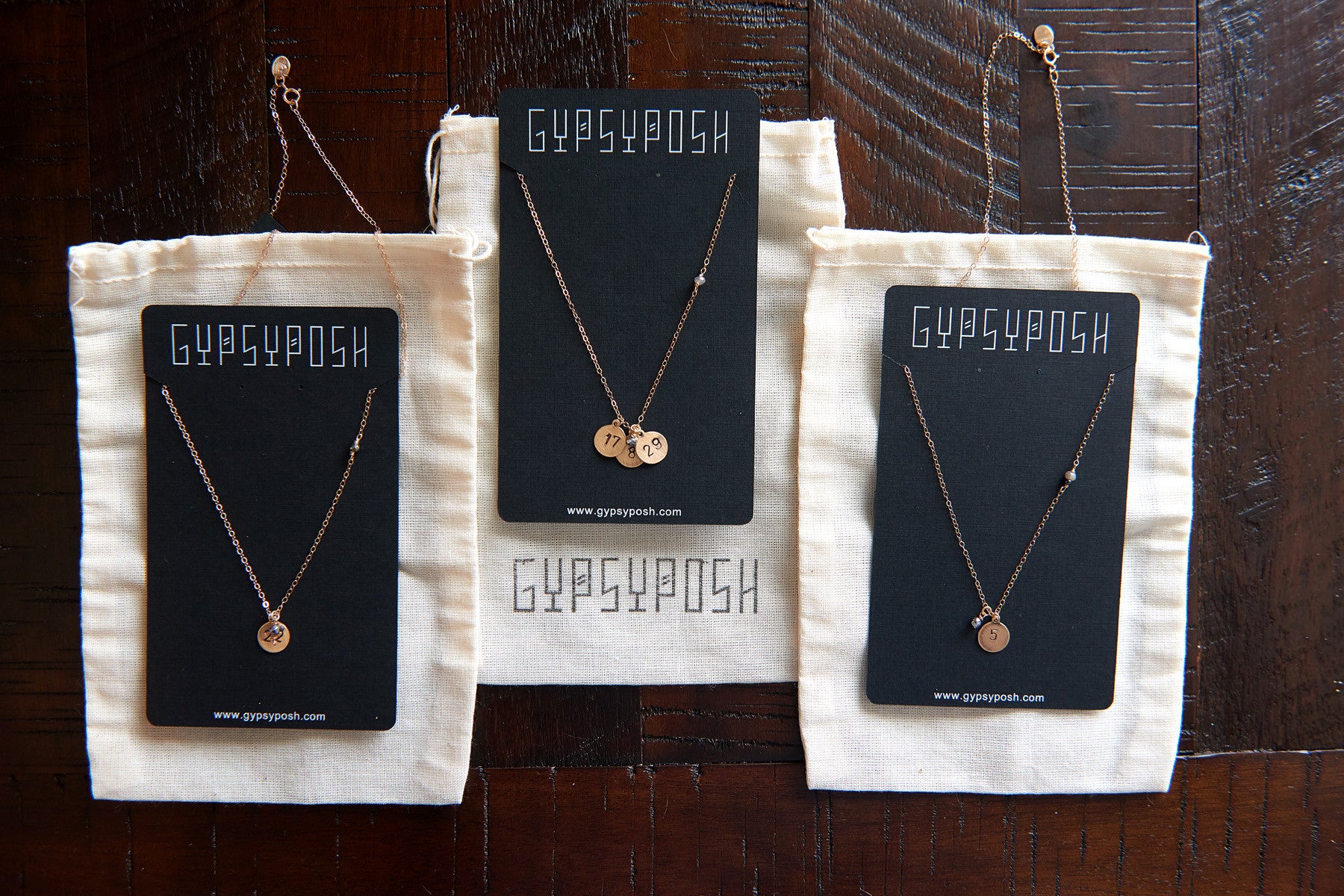 Delicate Disc Charmed Necklace (Customized)