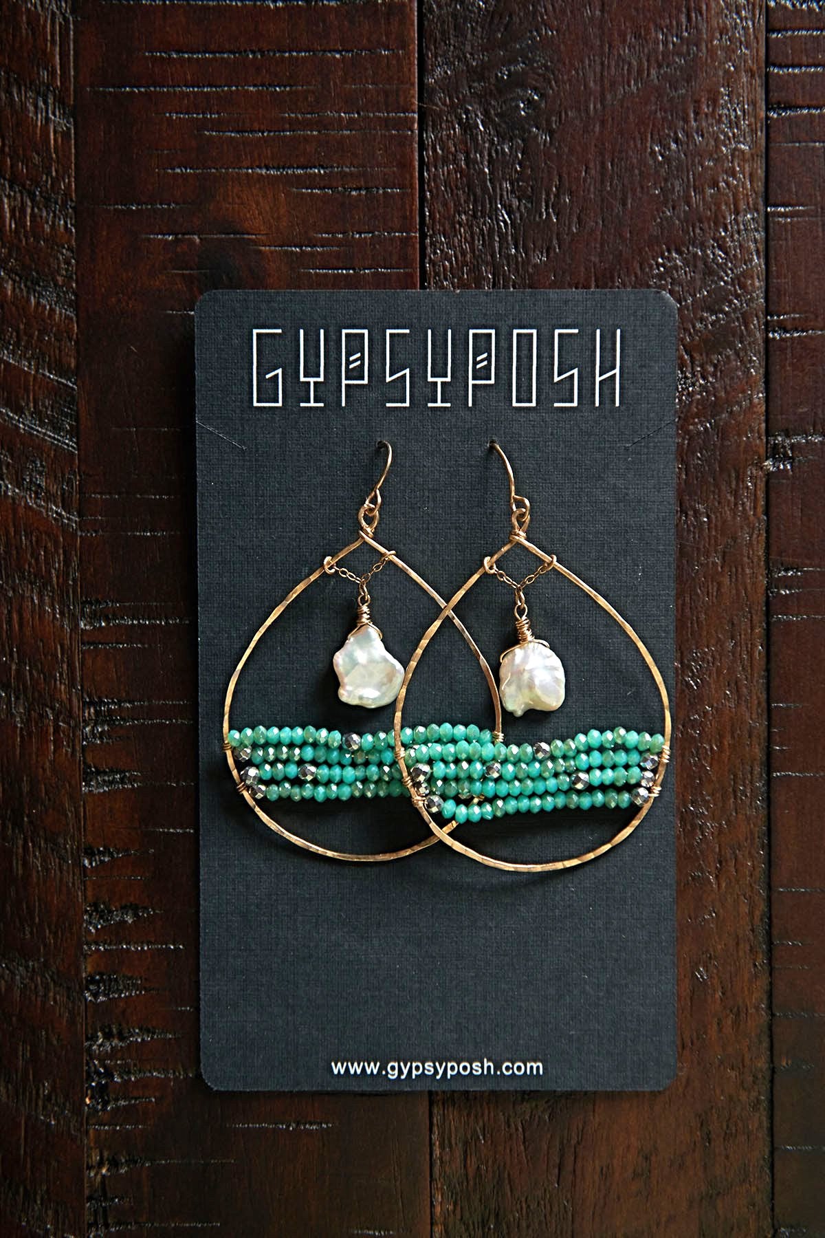 Moons Over My Ocean Hoops