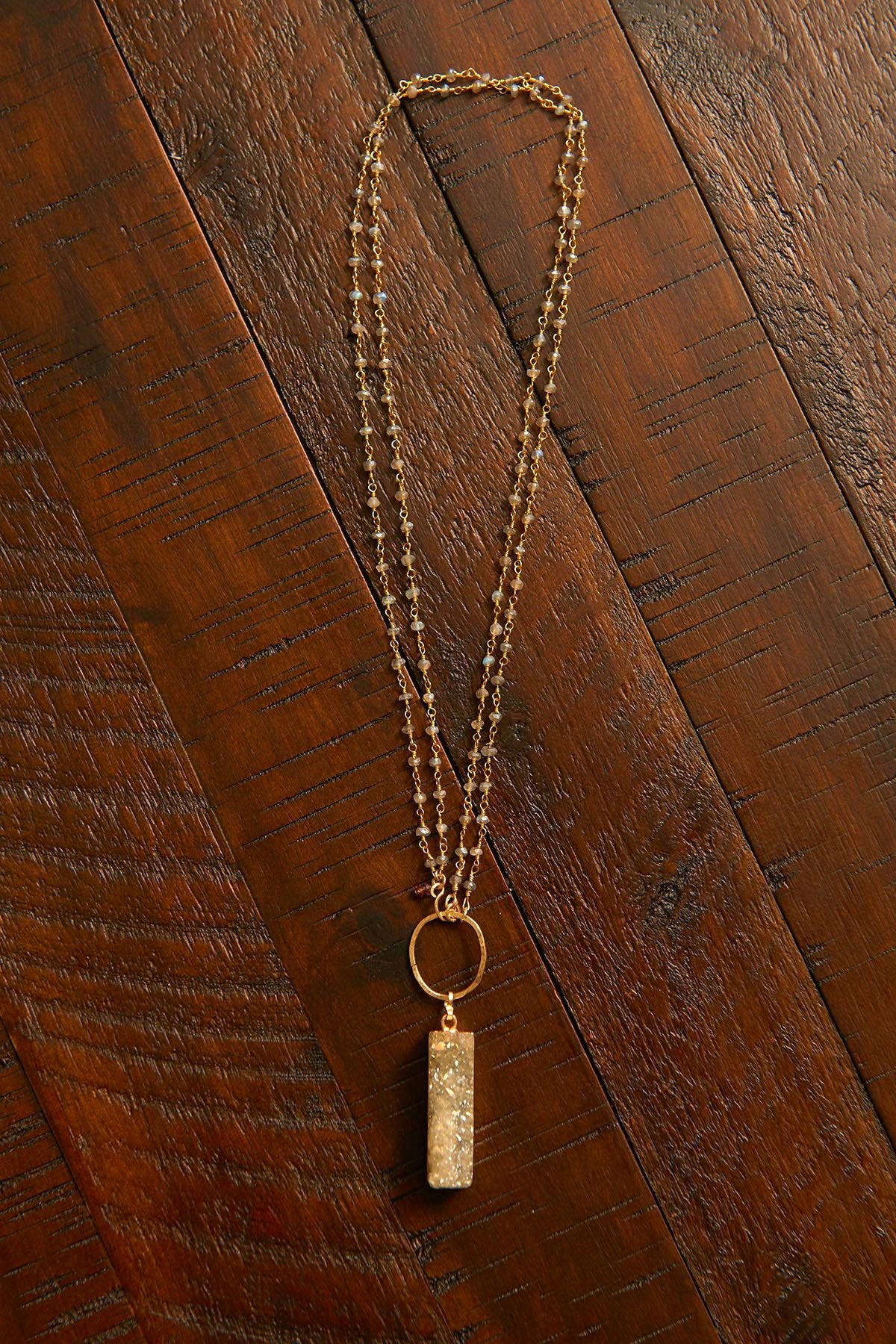 Mystic Shimmer Bar Convertible Necklace