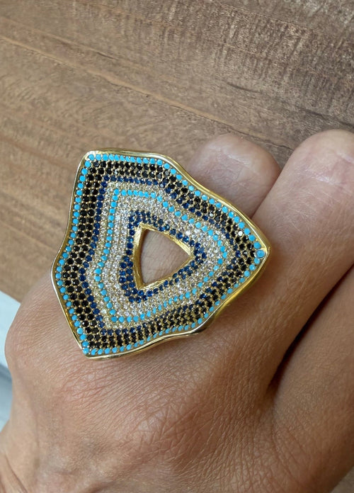 Mille Luci Delta Ring